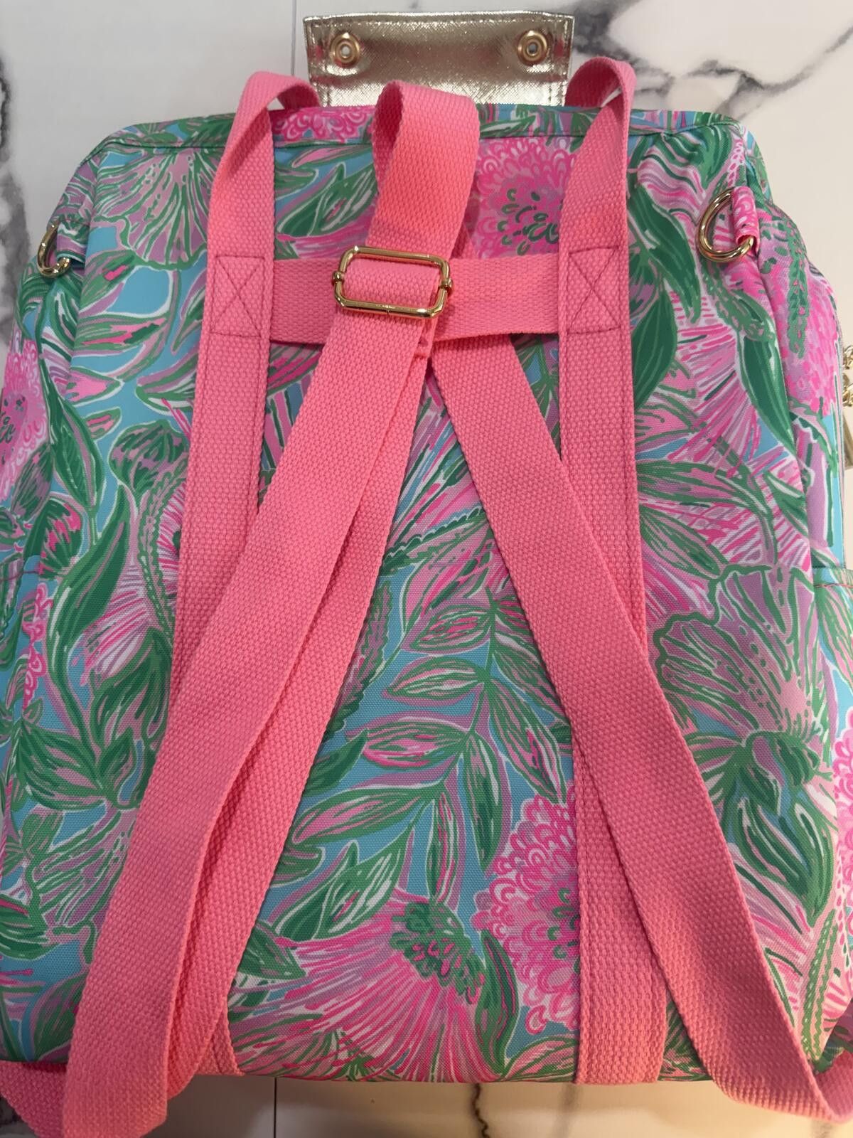 Other NWT Lilly Pulitzer Backpack Cooler Best Fishes Size ONE SIZE - 8 Thumbnail