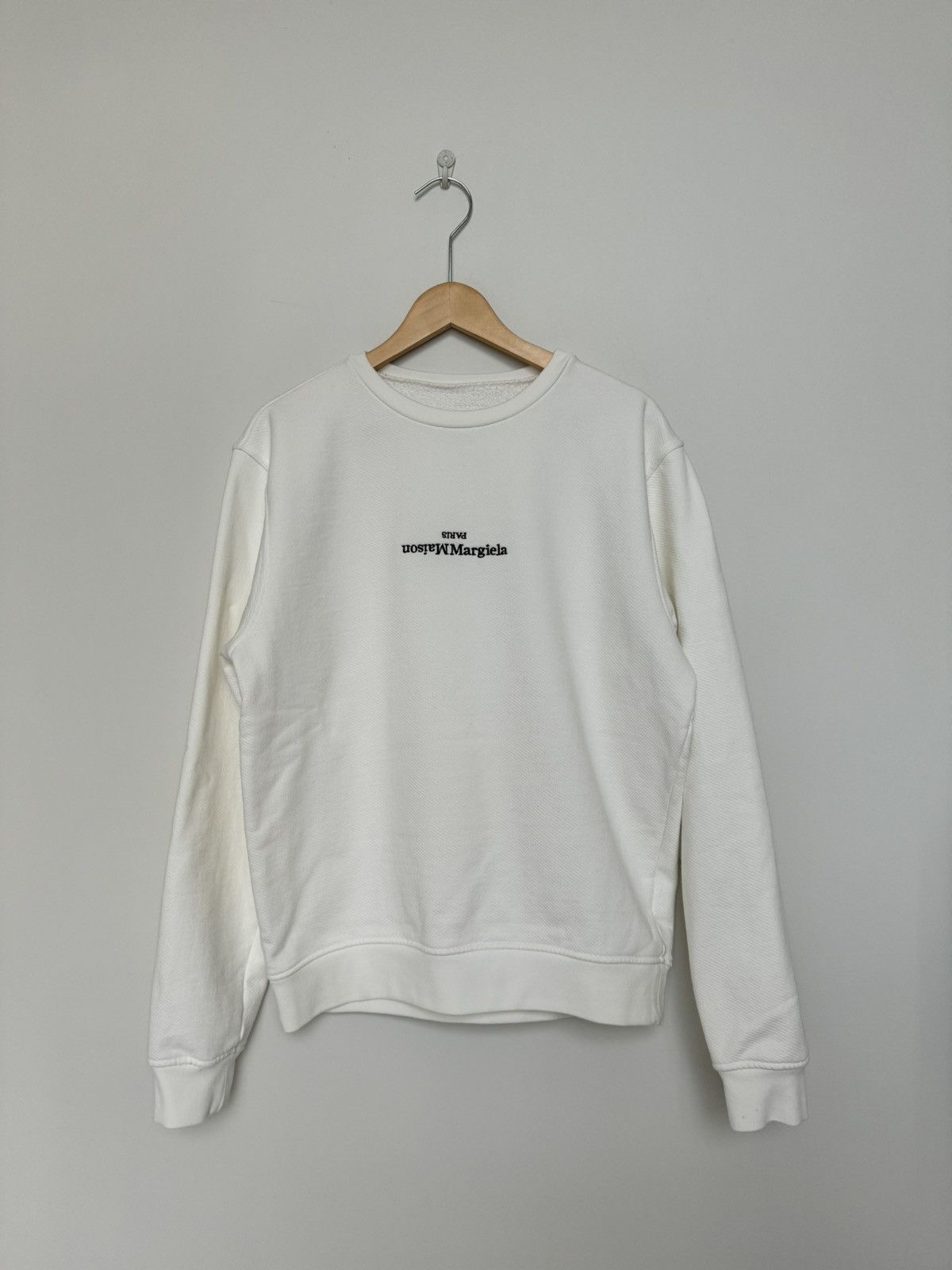 Maison Margiela Maison Margiela upside down logo sweatshirt