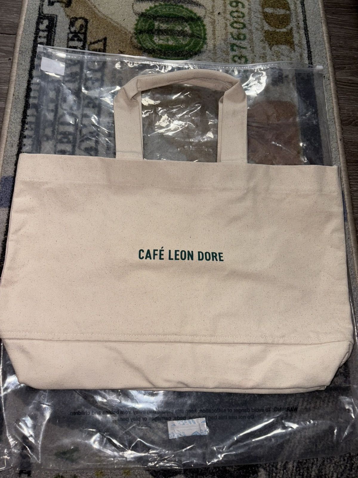 Aimé Leon Dore Mini Crest Contrast Tote Aime Leon Dore Crest Contrast Tote Bag Color: Botanical