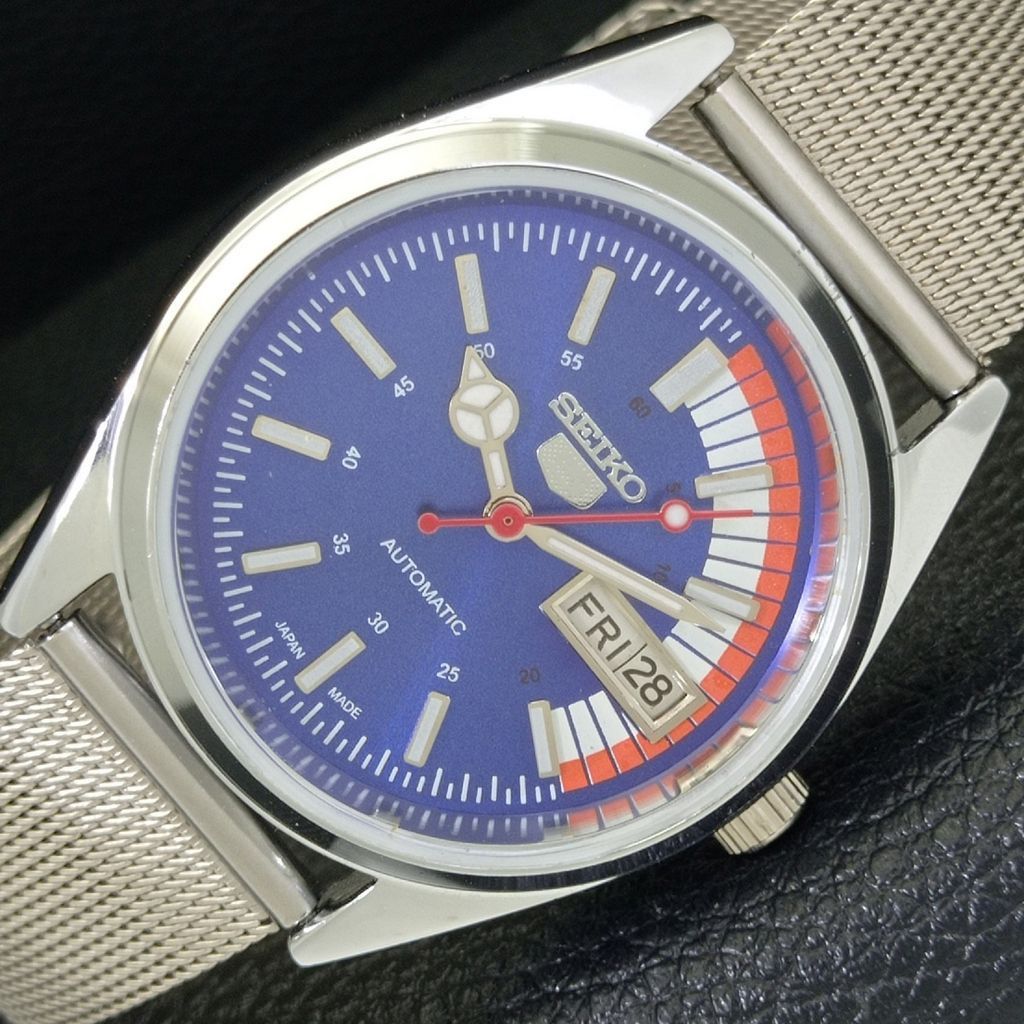 Seiko REFURBISHED VINTAGE SEIKO 5 AUTO JAPAN MENS WATCH a440724 Size 38 - 1 Thumbnail