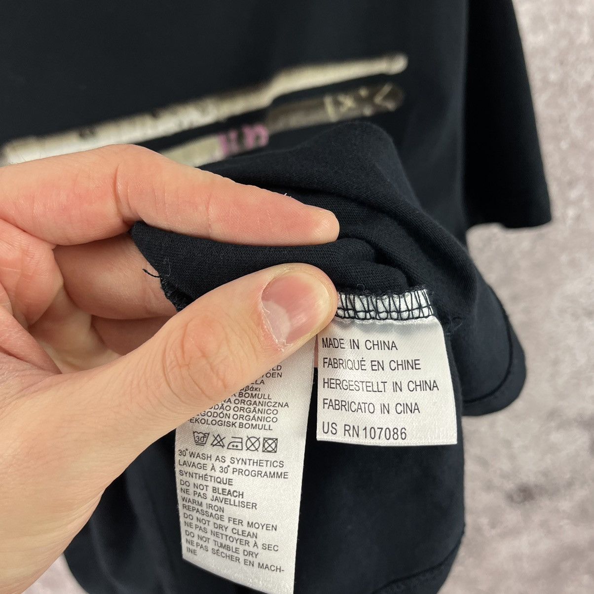 Designer × Paul Smith Paul Smith T-Shirt Big Logo Slim Fit Black Size XXL Size US XXL / EU 58 / 5 - 7 Thumbnail