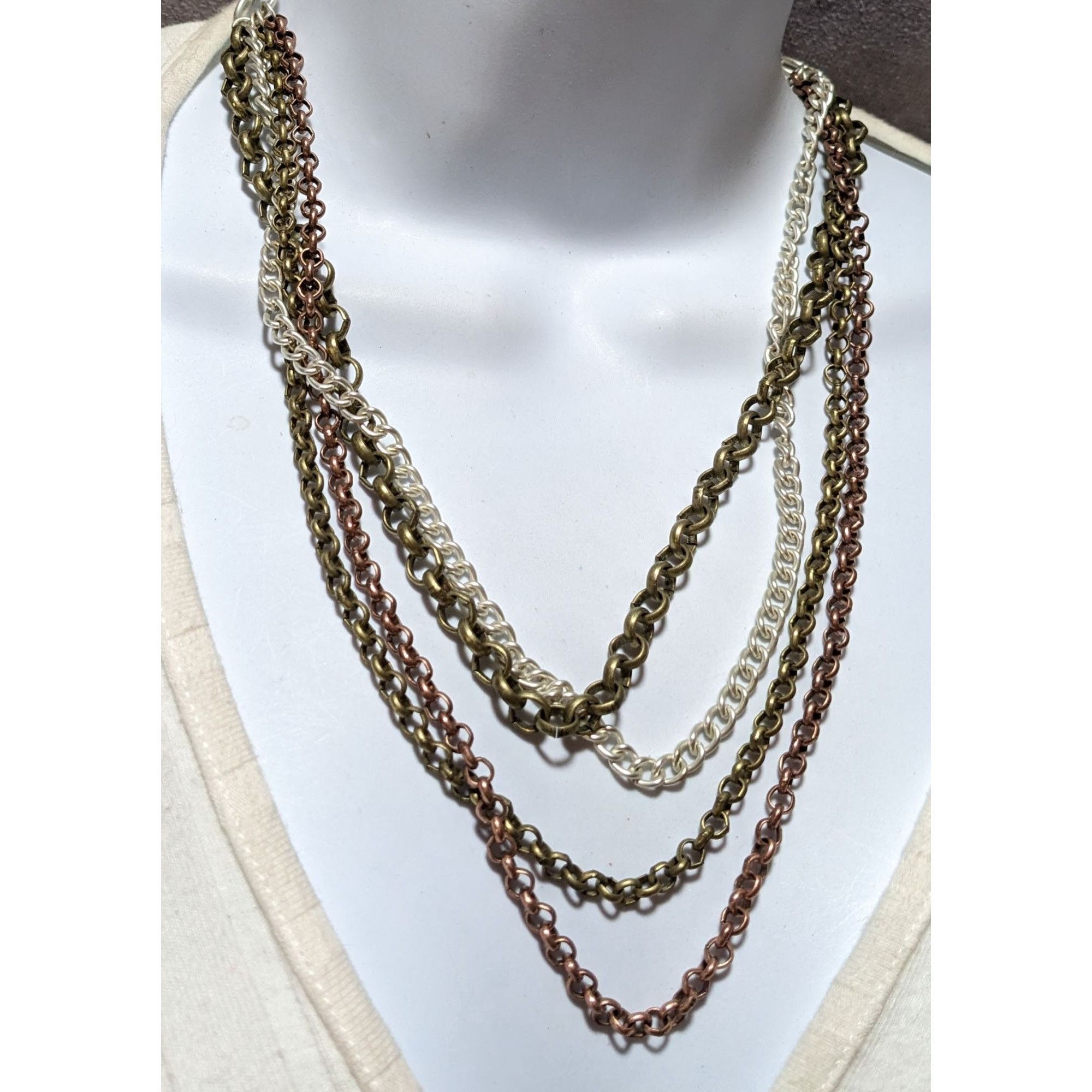 Other Multilayer Chain Necklace Size ONE SIZE - 6 Thumbnail