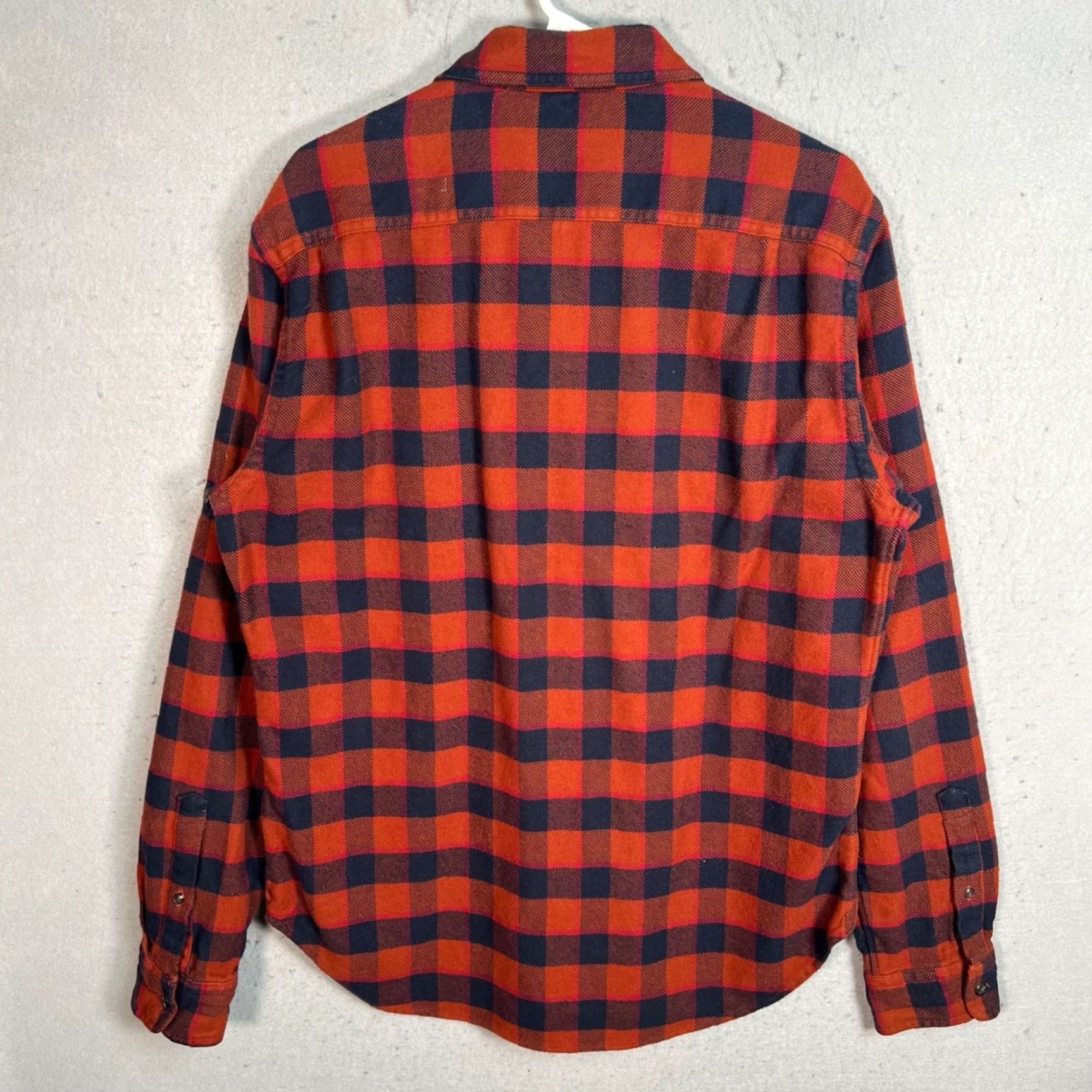 Club Monaco Club Monaco Red Checked Flannel Shirt Slim Fit Adult Large Long Sleeve Mens Size US L / EU 52-54 / 3 - 2 Thumbnail