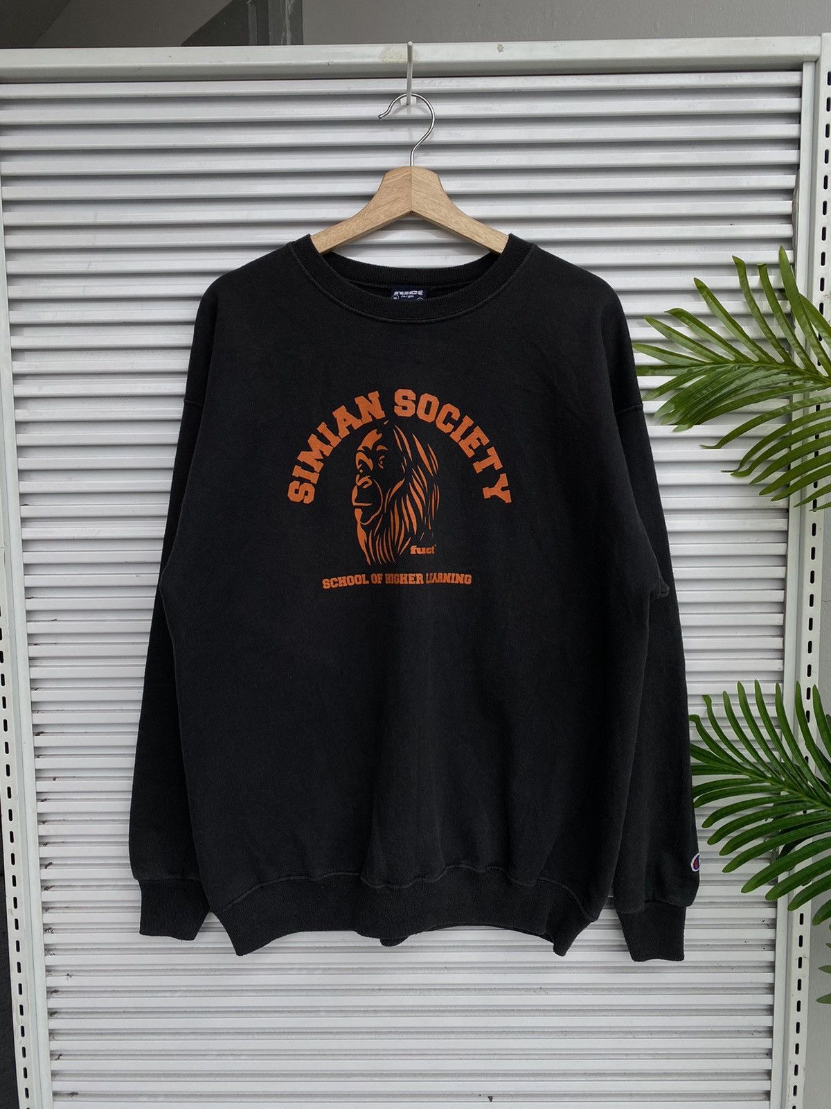 Champion Vintage FUCT x Champion Simian Society bApe Crewneck Size US L / EU 52-54 / 3 - 2 Thumbnail