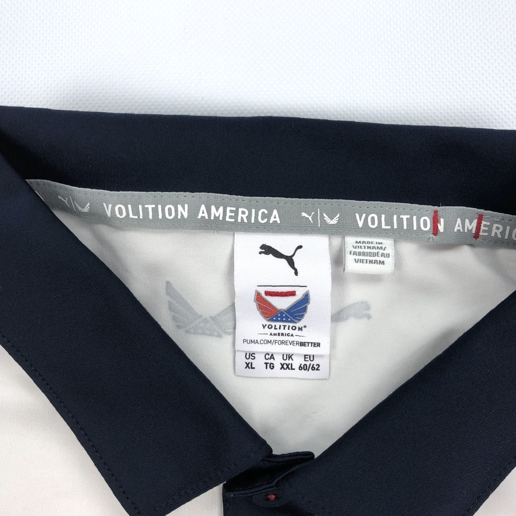 Puma PUMA Volition America Polo Shirt Men's XL Colorblock Flag US Open Golf Polo Shirt Casual Athletic Size US XL / EU 56 / 4 - 4 Thumbnail