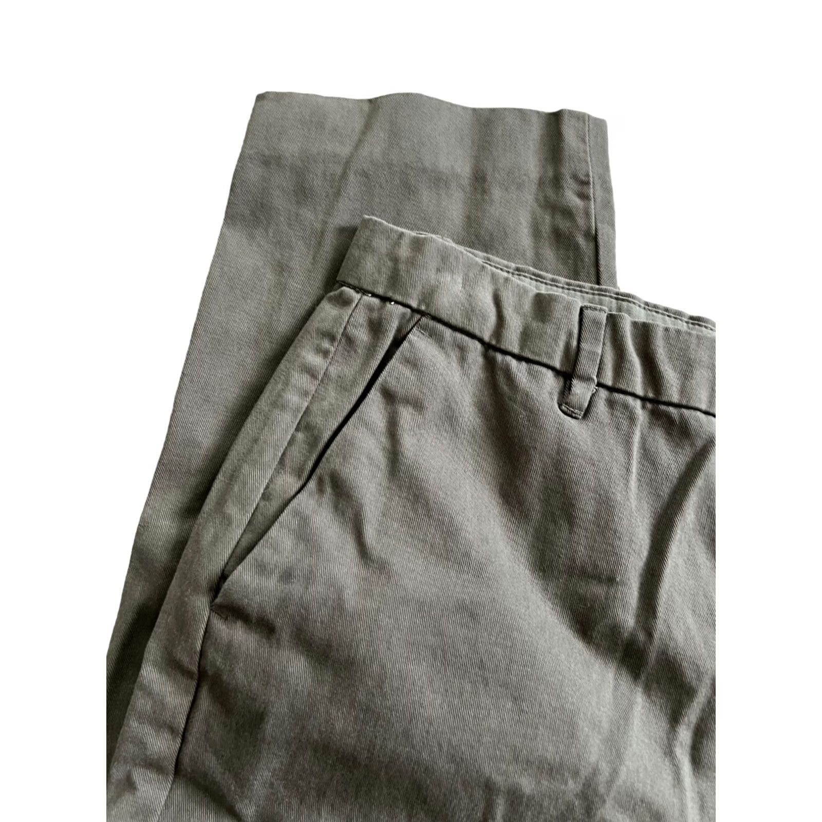 Allsaints AllSaints Mens Chino Pants Dark Gray 32x26 Straight Side Pockets Button Zip Pants Mens Size US 32 / EU 48 - 6 Thumbnail