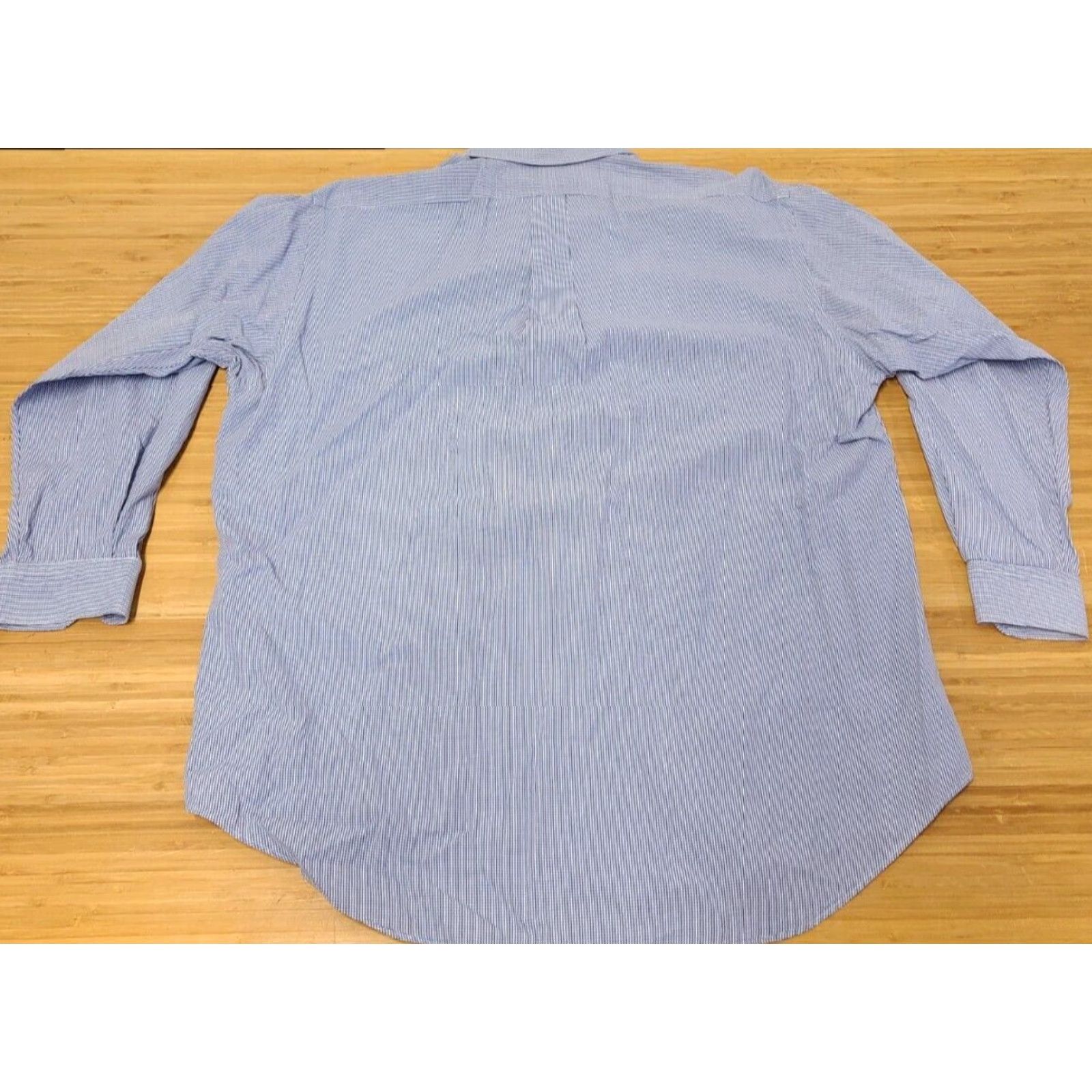 Polo Ralph Lauren Polo Ralph Lauren Shirt Men's Blue Squares L Long Sleeve Button-Down Collar Knit Cotton Embroidered Logo Classic Geometric All Seasons Size US L / EU 52-54 / 3 - 7 Thumbnail