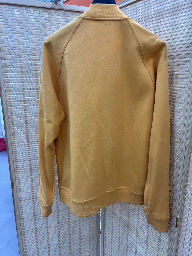 Hermes Hermes Yellow Long Sleeve Jacket Size L / US 10 / IT 46 - 2 Thumbnail