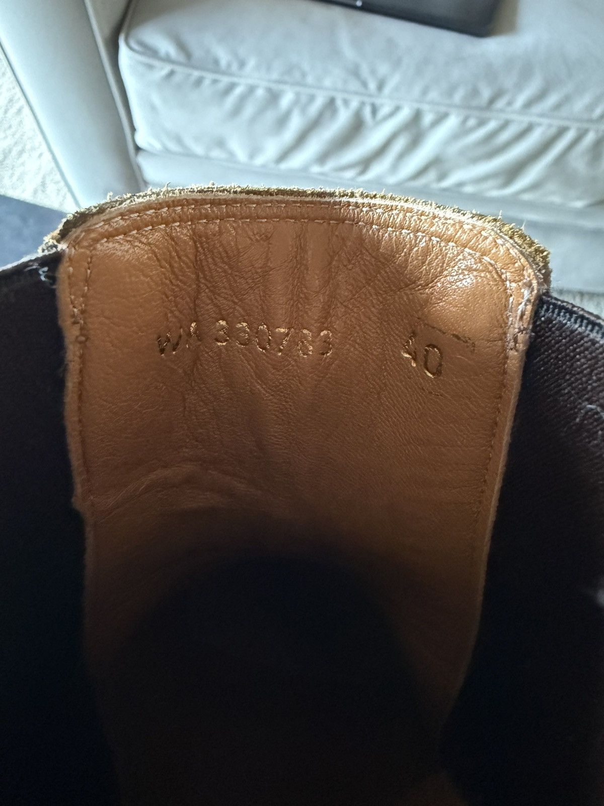 Saint Laurent Paris AW13 Ochre Chelsea Boot Size US 7 / EU 40 - 6 Thumbnail