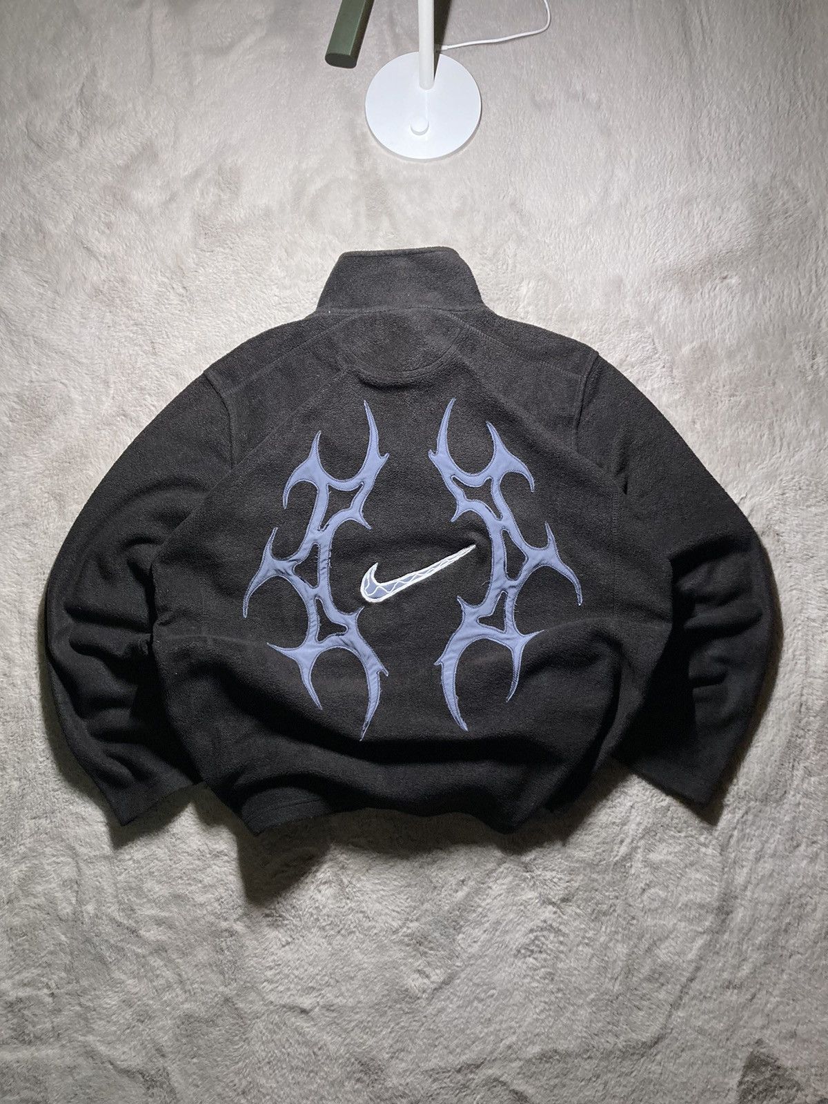 Nike × Vintage ⛩️Nike 1/3zip custom fleece vintage y2k big logo neotrible ⛩️ Size US L / EU 52-54 / 3 - 1 Thumbnail