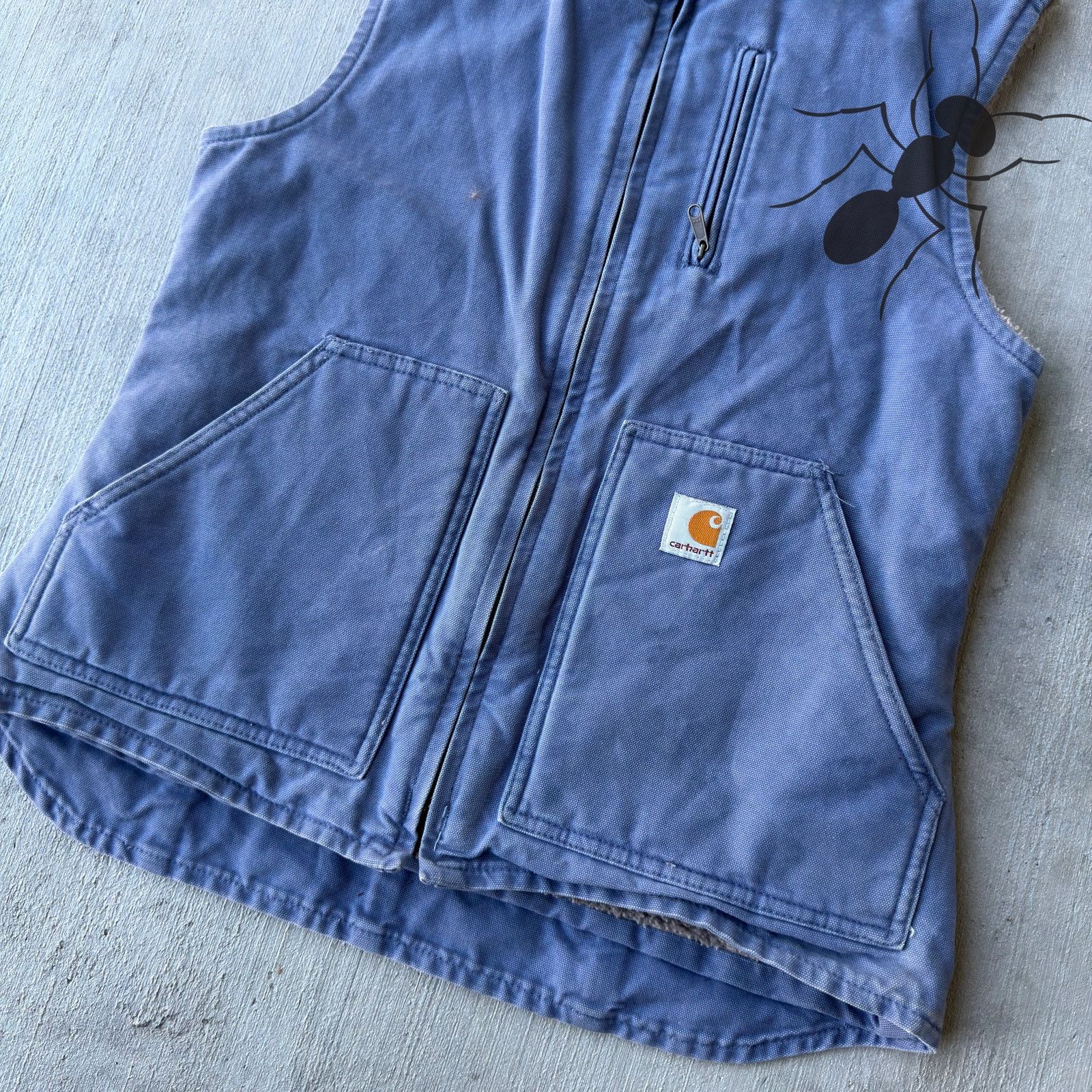 Carhartt × Vintage Carhartt WOMENS WV001 PBL blue work wear vest Size US S / EU 44-46 / 1 - 2 Thumbnail