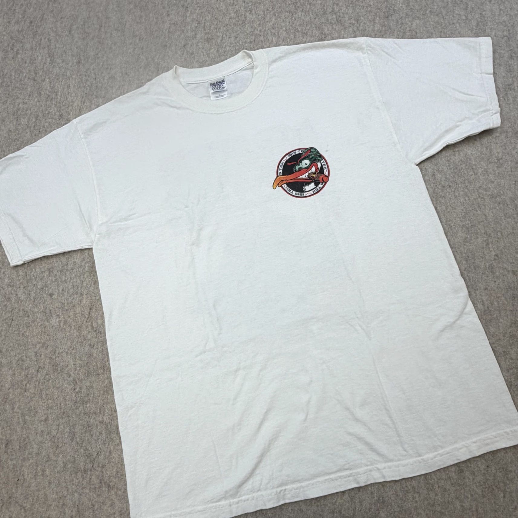 Gildan Mr Fire Power Shirt Mens XL White 2006 Ibis Tek Humvee Military Graphic Tee Size US XL / EU 56 / 4 - 2 Thumbnail