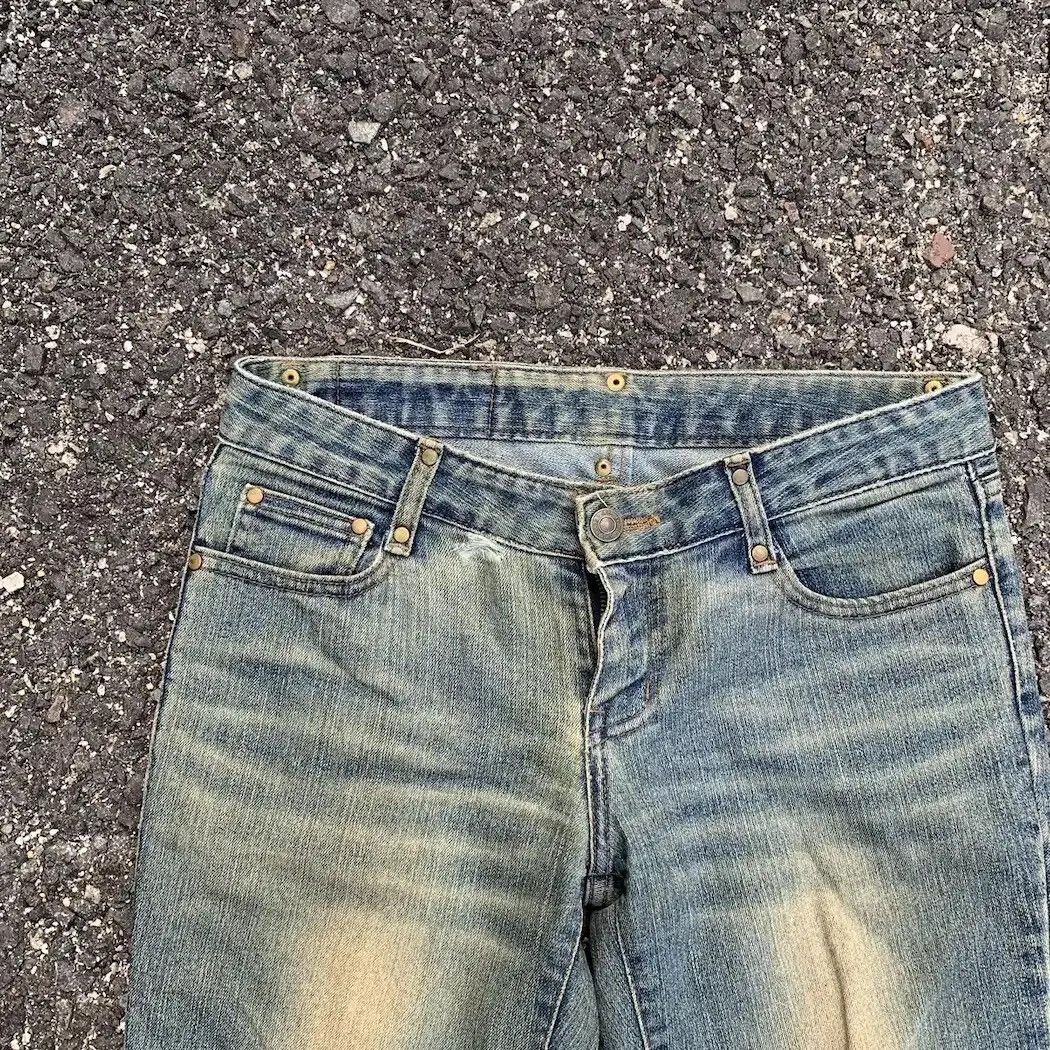 Japanese Brand JAPANESE CecilMcBe Jeans 29x31 Flare/Bootcut Faded Pants USA Size 29" - 5 Thumbnail