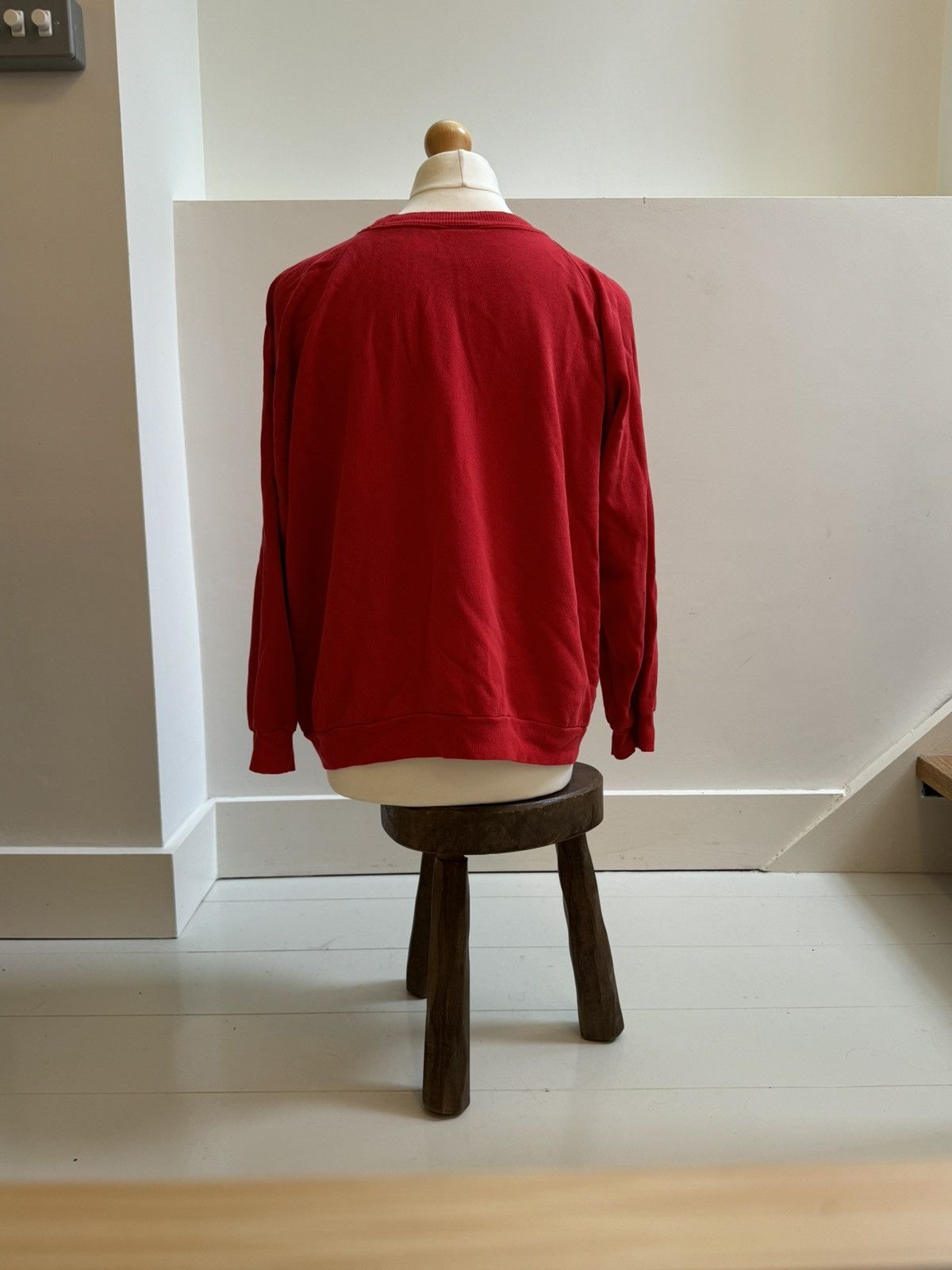 Vintage Vintage 90s Made In USA Red Long Sleeve Tee Size US L / EU 52-54 / 3 - 4 Thumbnail