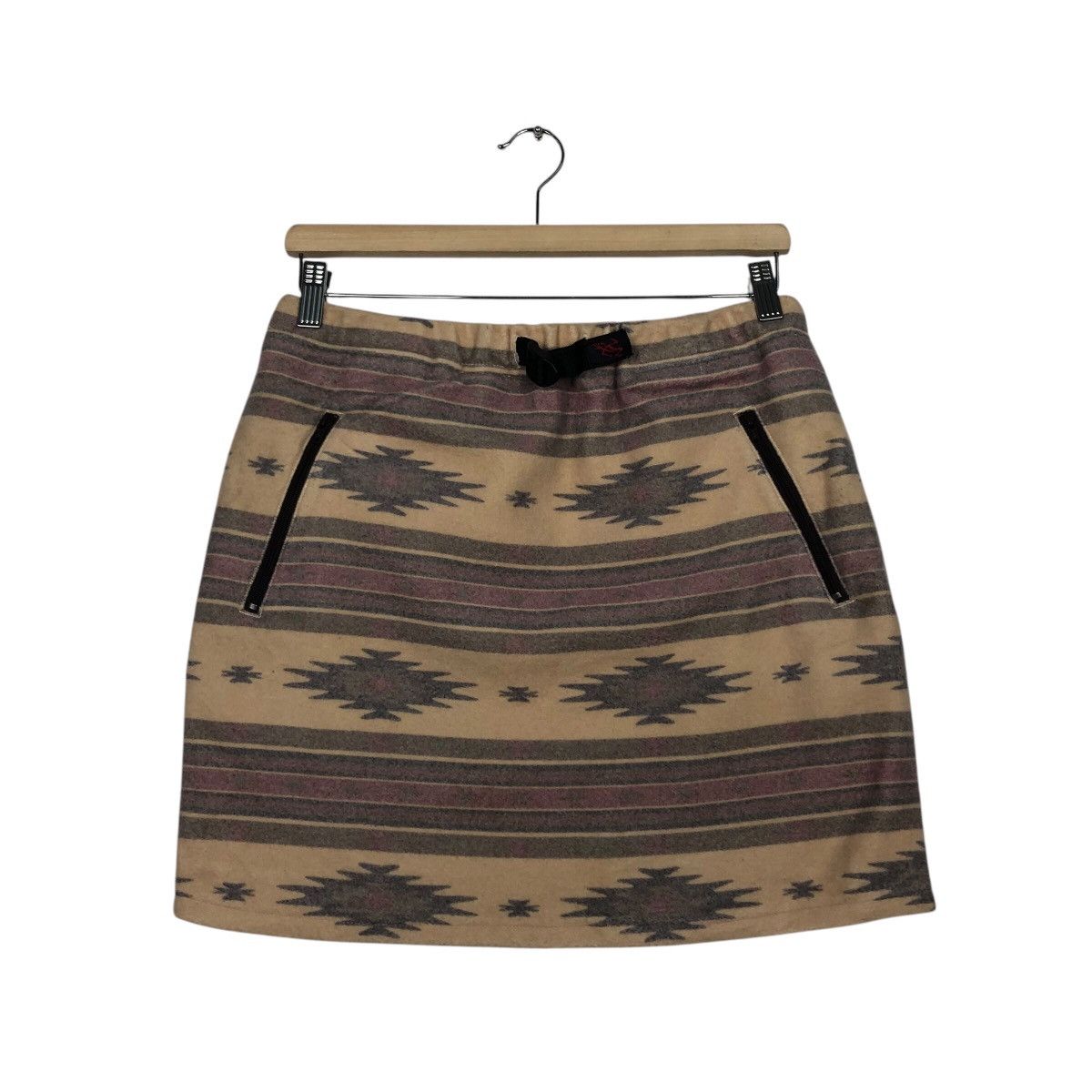 Gramicci 📌Vintage Wool Skirt Gramicci Navajo Native Aztec Design Usa Size 28" / US 6 / IT 42 - 2 Thumbnail
