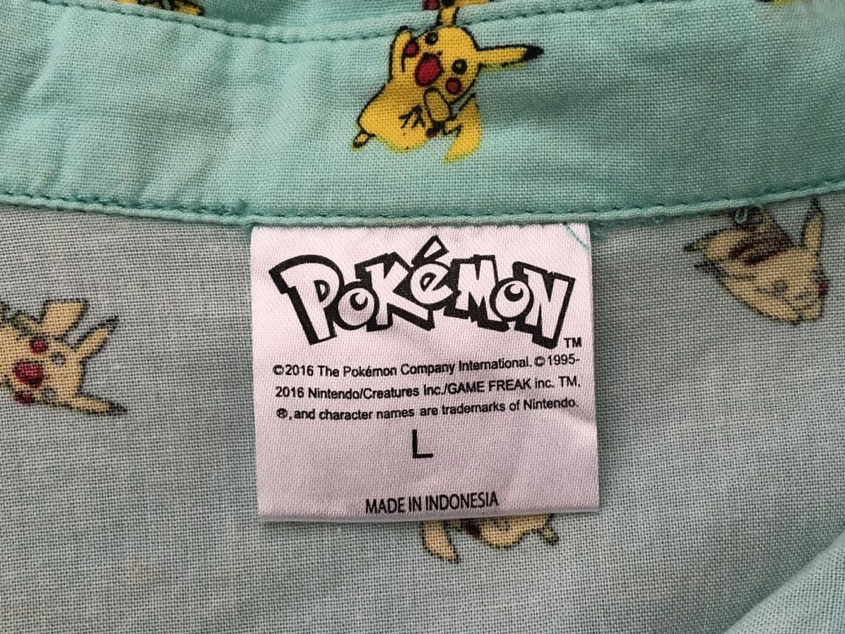 Pokemon Official pokemon button shirt large monogram pikachu Size US L / EU 52-54 / 3 - 4 Thumbnail