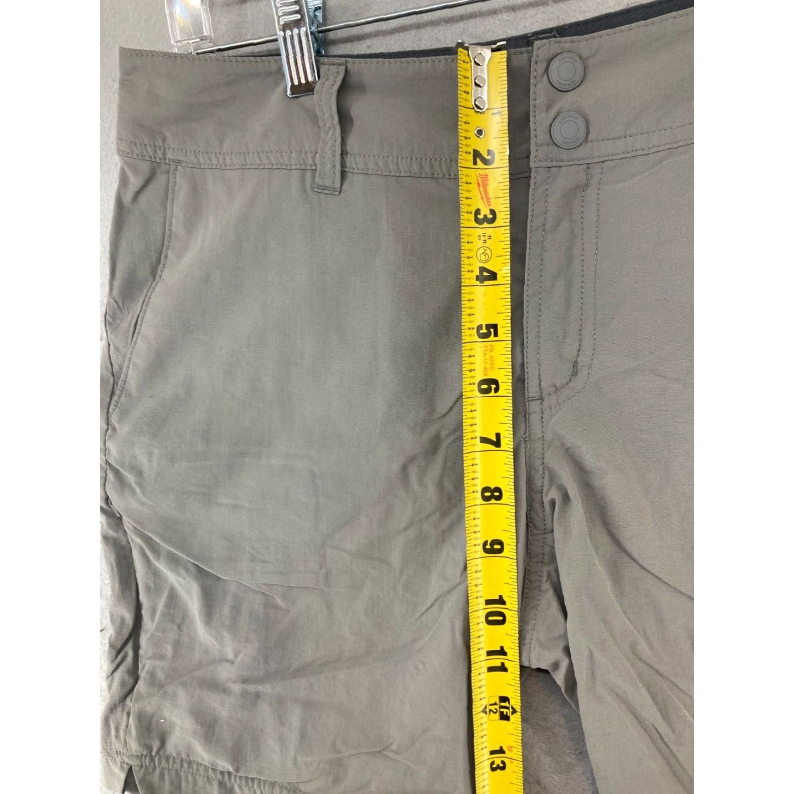 ExOfficio VINTAGE ExOfficio Womens Shorts 6 Khaki Outdoor Athletic Size 28" / US 6 / IT 42 - 4 Thumbnail