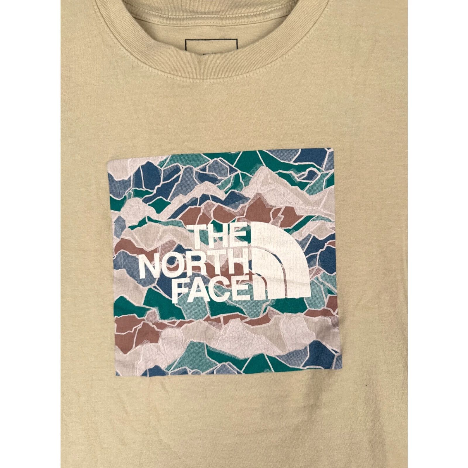 The North Face The North Face Men T-Shirt Beige Short Sleeve Crew Neck 100% Cotton Logo All Seasons Breathable Summer Spring Fall Winter Shirt Mens XS-XL Size US M / EU 48-50 / 2 - 6 Thumbnail