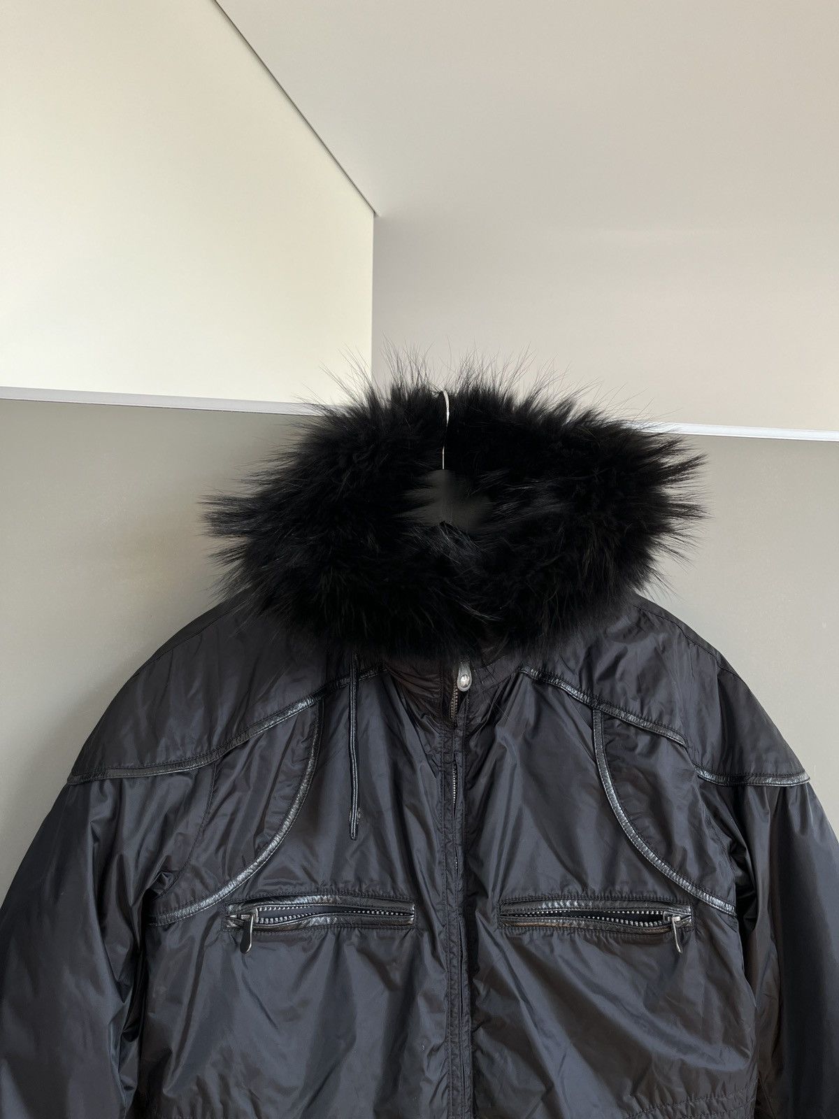 If Six Was Nine × JET SET JET SET Y2K Opium Style Bomber Jacket with Fur Size XS / US 0-2 / IT 36-38 - 3 Thumbnail