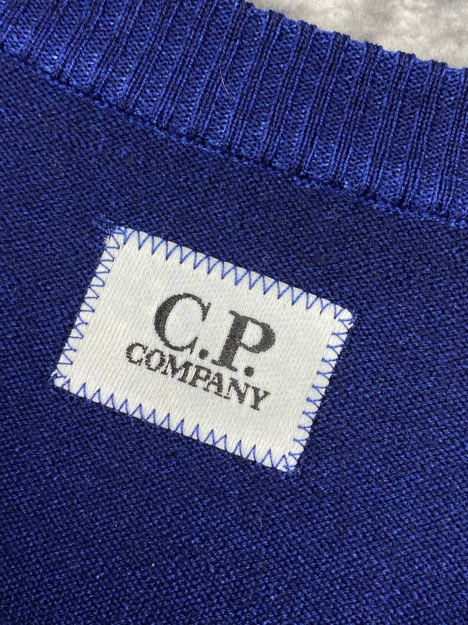 C.P. Company CP Company Wool Knit Sweater Men Size 48 Blue Size US M / EU 48-50 / 2 - 2 Thumbnail