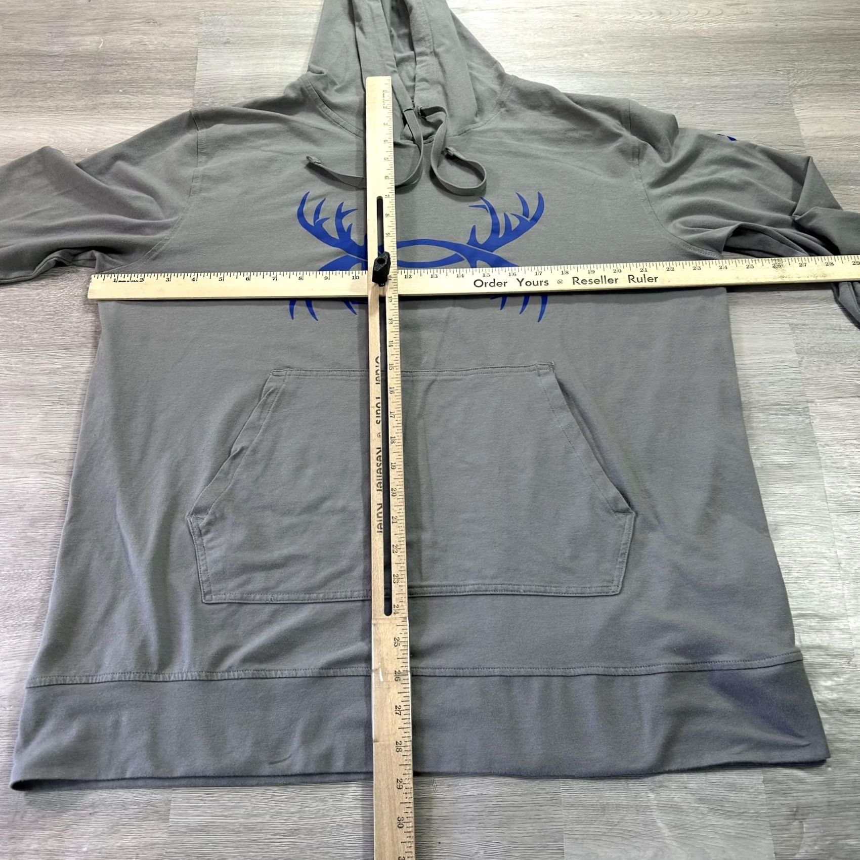 Under Armour Under Armour Hoodie Shirt Mens XL Gray Antler Logo Pullover Hunting FW2021 1366926 Size US XL / EU 56 / 4 - 5 Thumbnail