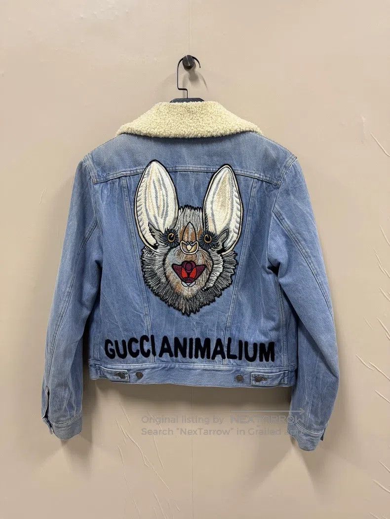 Other Gucci Lambskin monster embroidered denim jacket Size US M / EU 48-50 / 2 - 2 Thumbnail