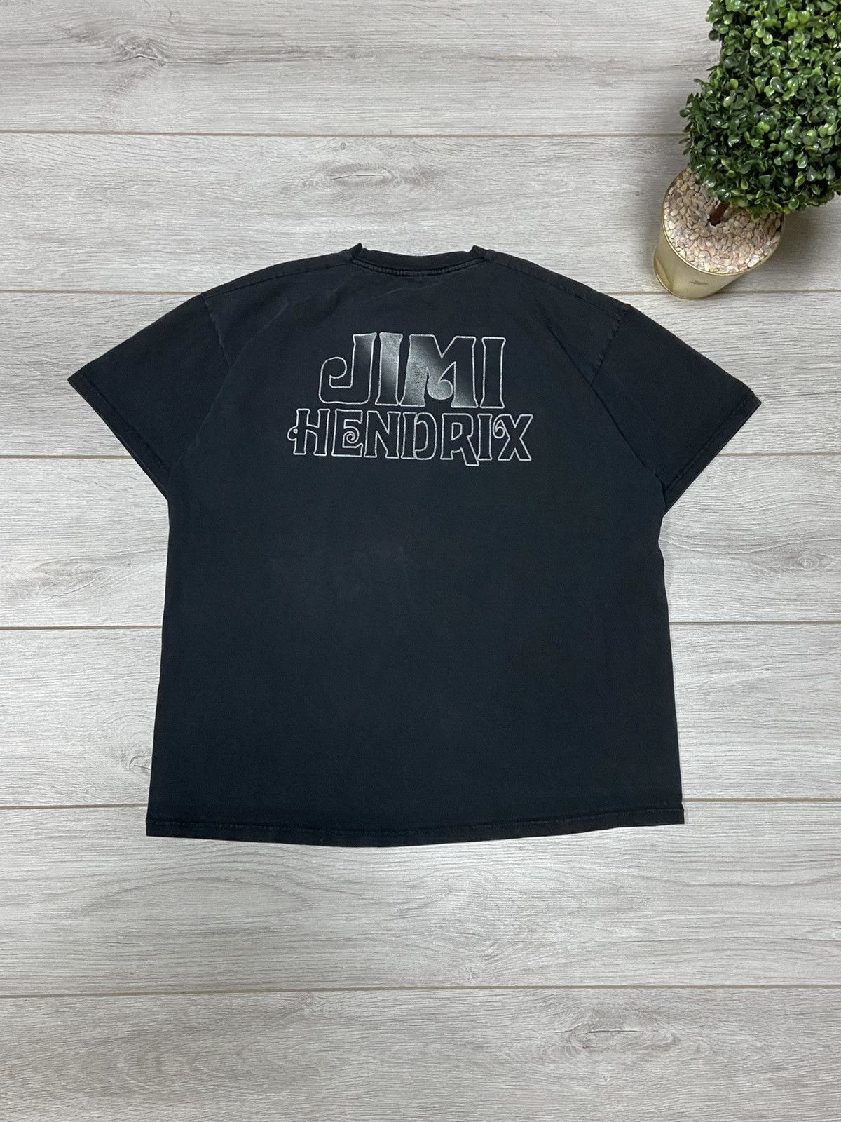 Vintage Jimi Hendrix vintage t-shirt big print Size US XL / EU 56 / 4 - 2 Thumbnail