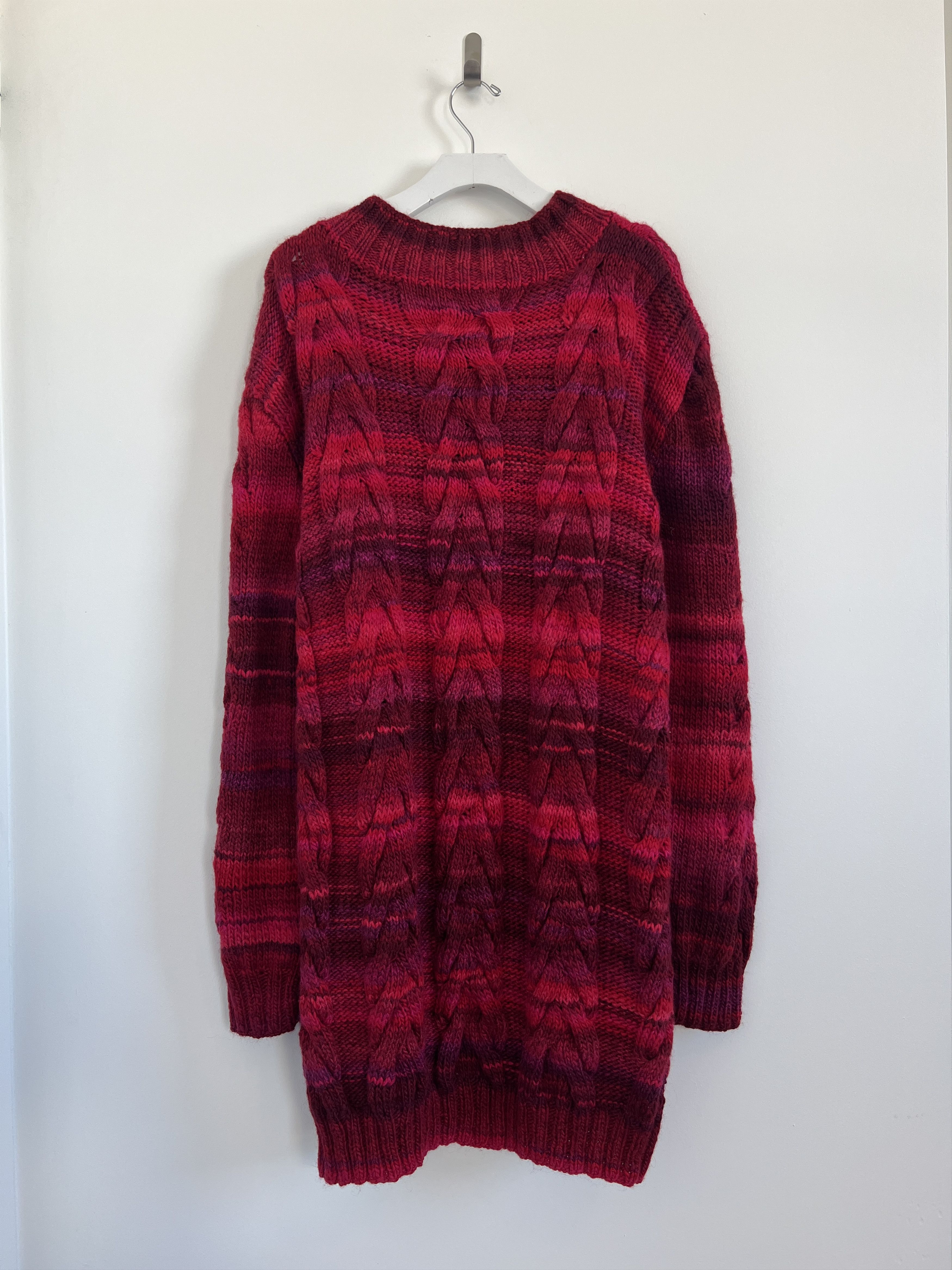 Handmade Wool Cardigan Size ONE SIZE - 2 Thumbnail
