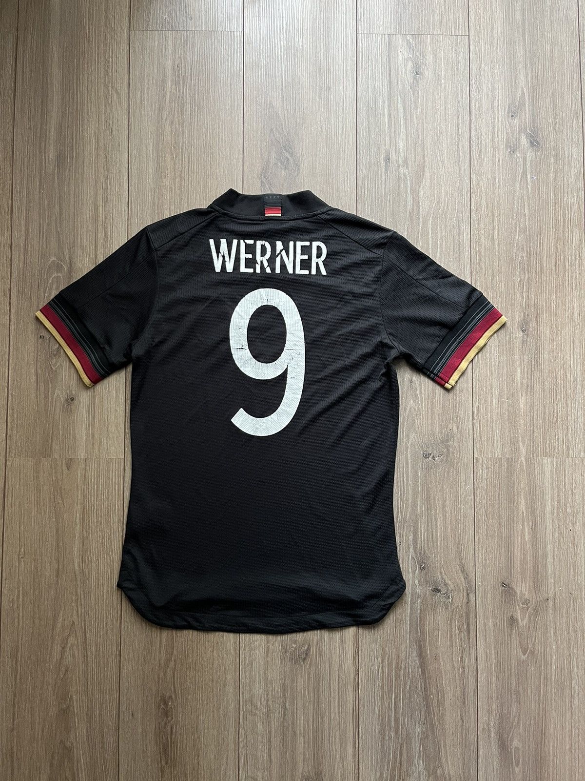 Adidas Timo Werner Adidas 2020-21 Germany Away Shirt Size US S / EU 44-46 / 1 - 7 Thumbnail