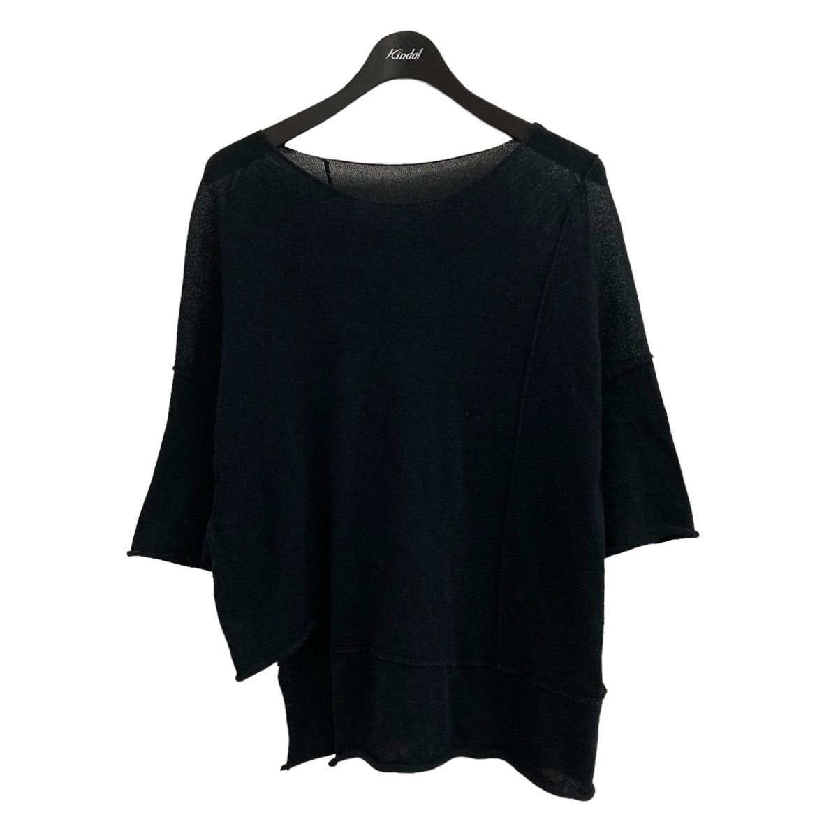 Yohji Yamamoto Yohji Yamamoto noir Short sleeve knit NN-K14-093 Size US M / EU 48-50 / 2 - 1 Thumbnail