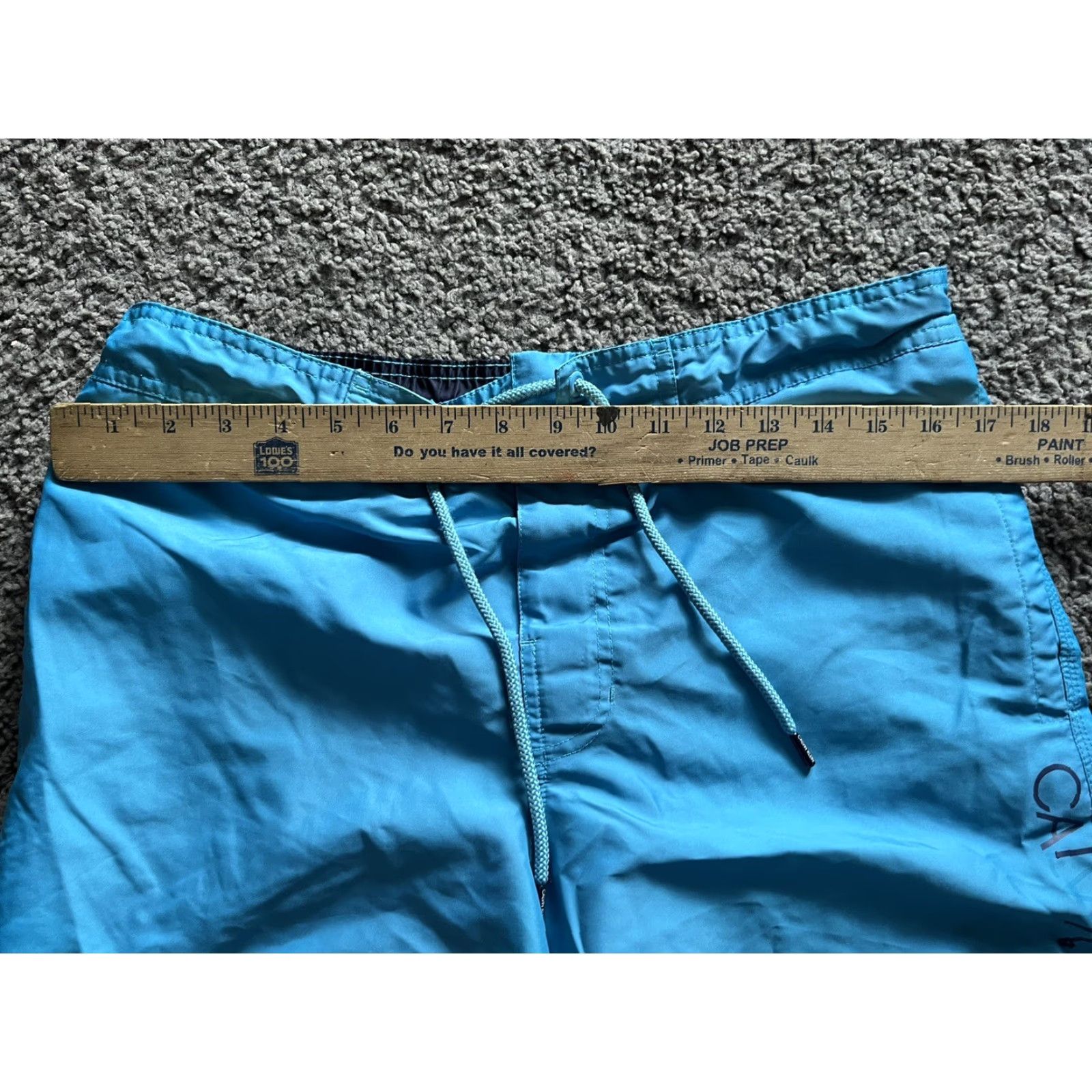 Calvin Klein Calvin Klein Men's Swim Trunks 7" Ombre Blue UPF 50+ Large Distressed Trunks Bottoms Shirt? Size US 33 - 5 Thumbnail