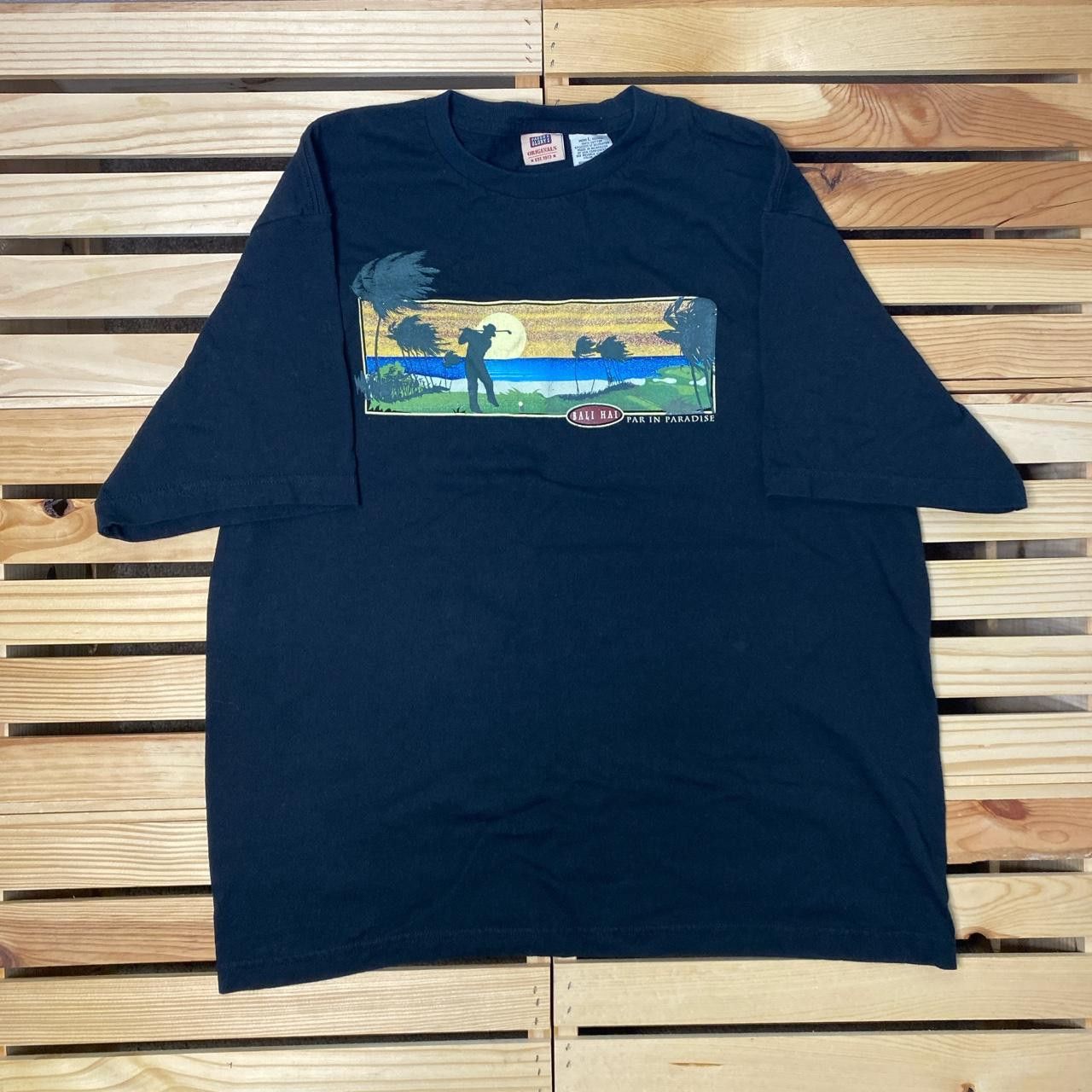 Faded Glory Vintage Faded Glory Black Golfing Tee Size Large Size US L / EU 52-54 / 3 - 1 Thumbnail