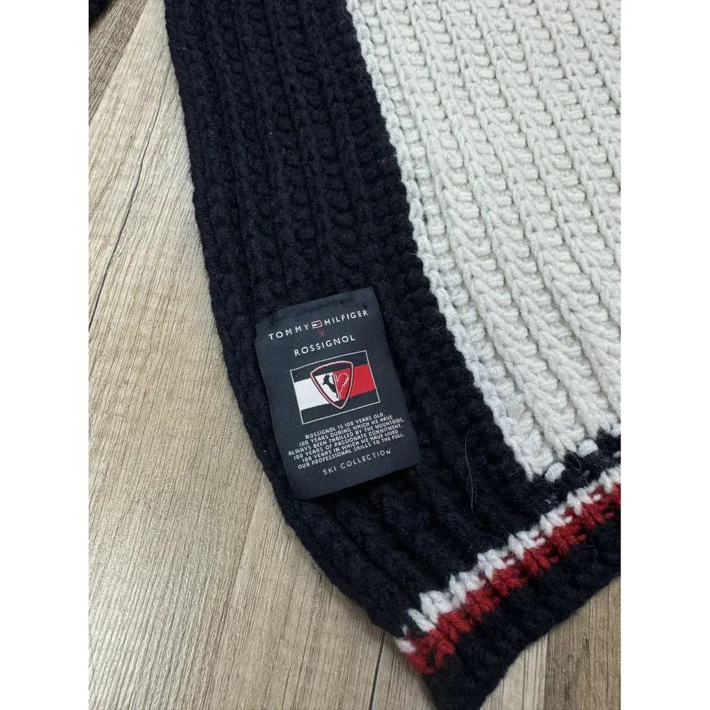 Vintage Rossgnol x Tommy Hilfiger wool scarf Measurements:150x32cm Size ONE SIZE - 4 Thumbnail