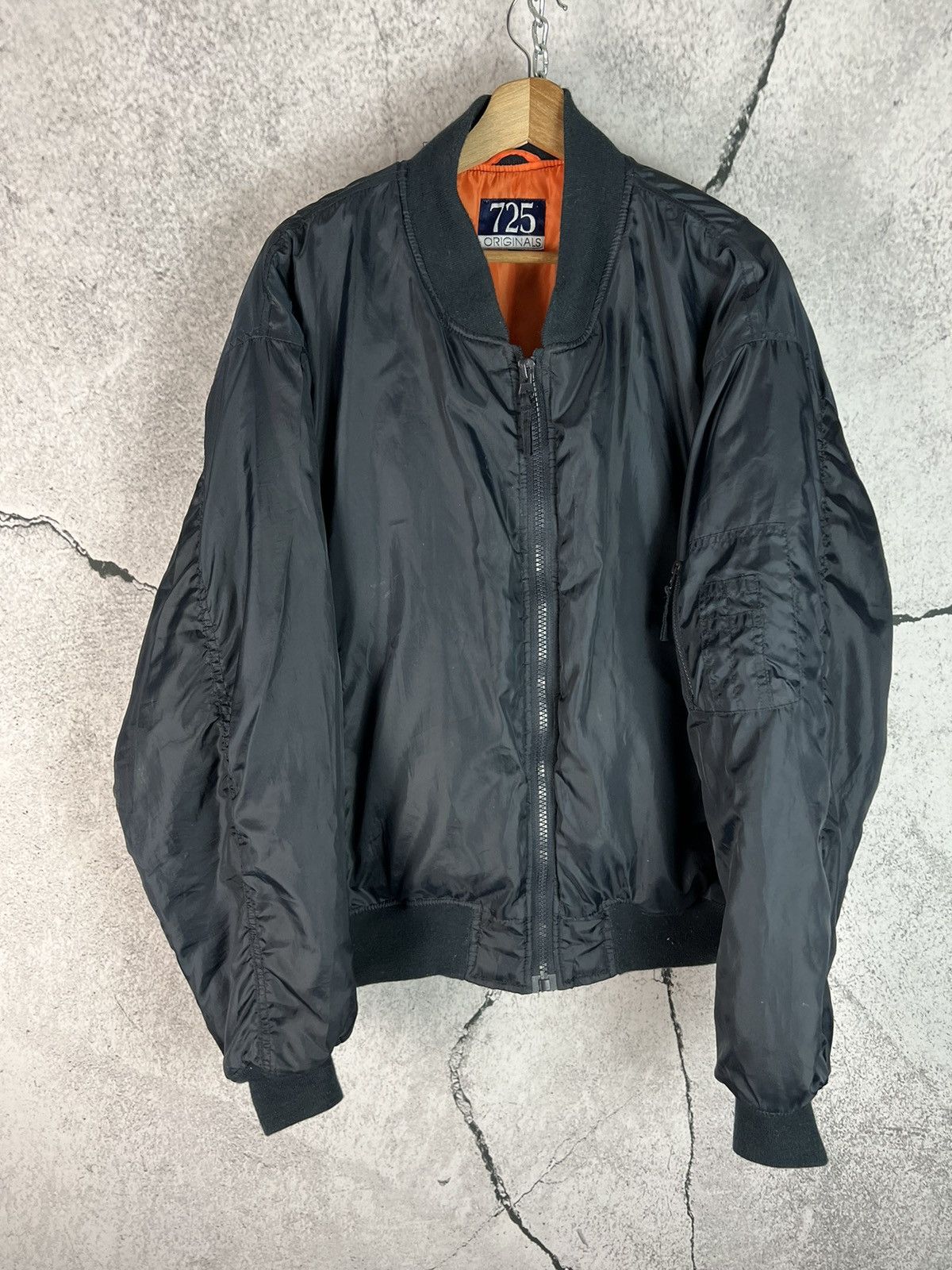 Japanese Brand Vintage MA 1 Intermediate Bomber Jacket Size US XL / EU 56 / 4 - 1 Thumbnail