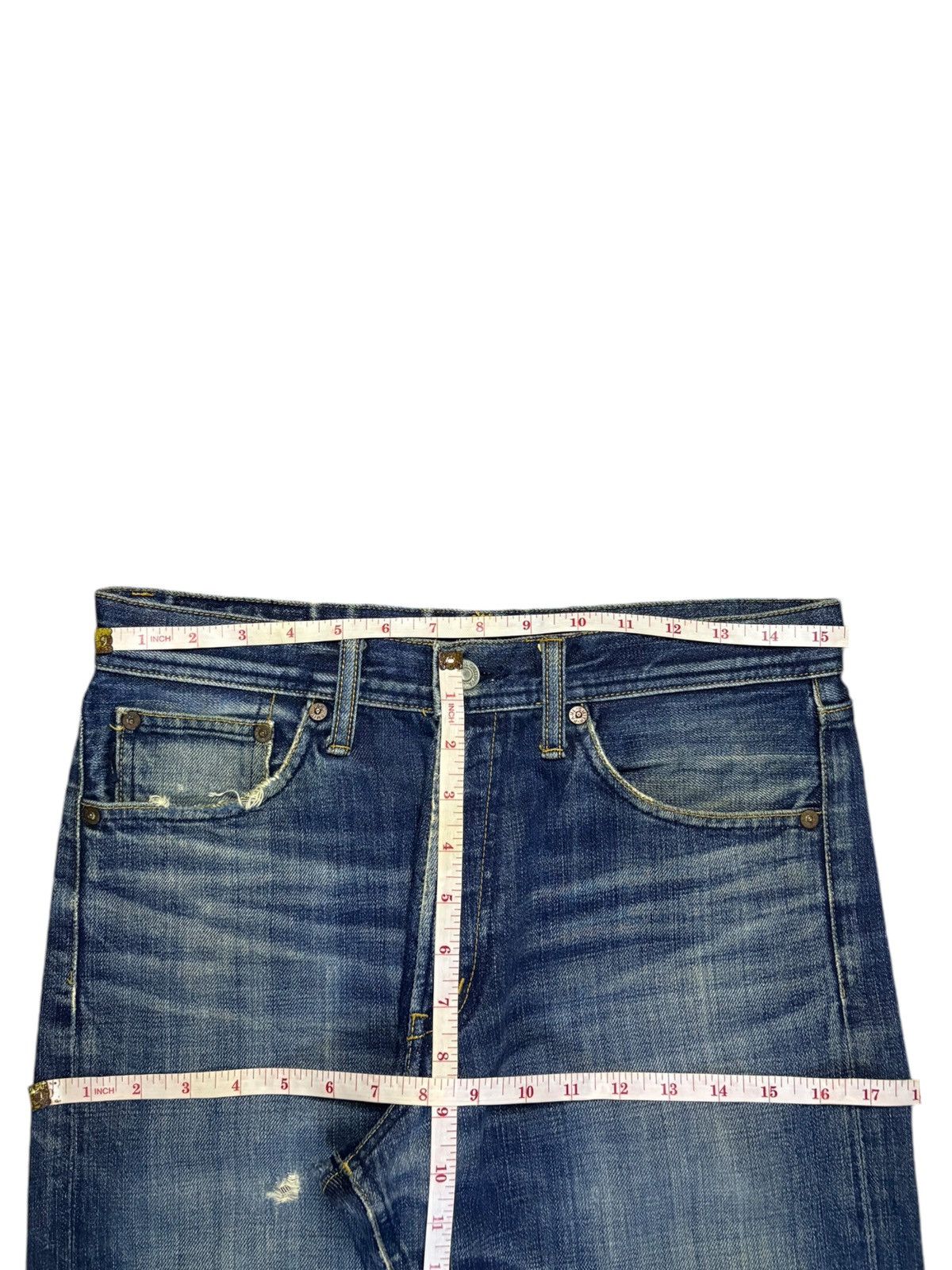Paul Smith Vintage Paul Smith Mud Wash Distressed Loose Jeans Size US 31 - 14 Thumbnail