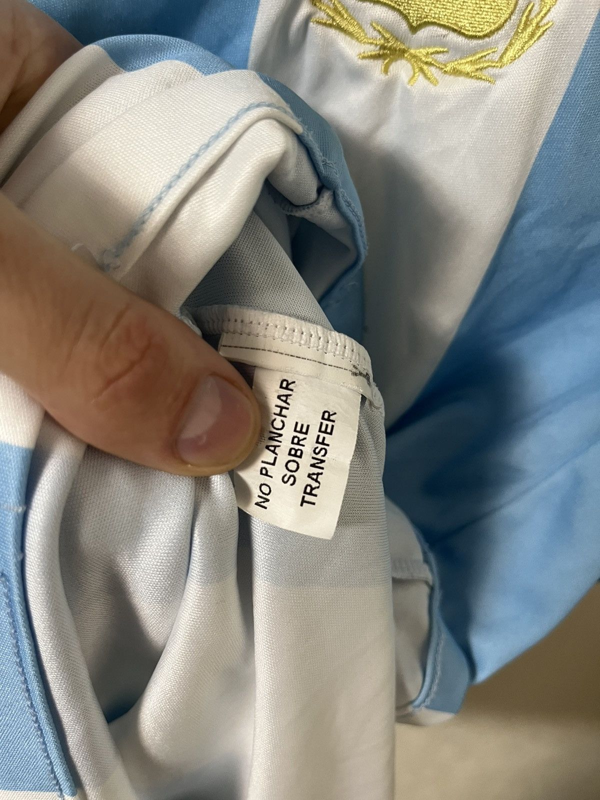 Adidas × Vintage Adidas Argentina 16/17 Home Vintage Jersey Size US L / EU 52-54 / 3 - 13 Thumbnail