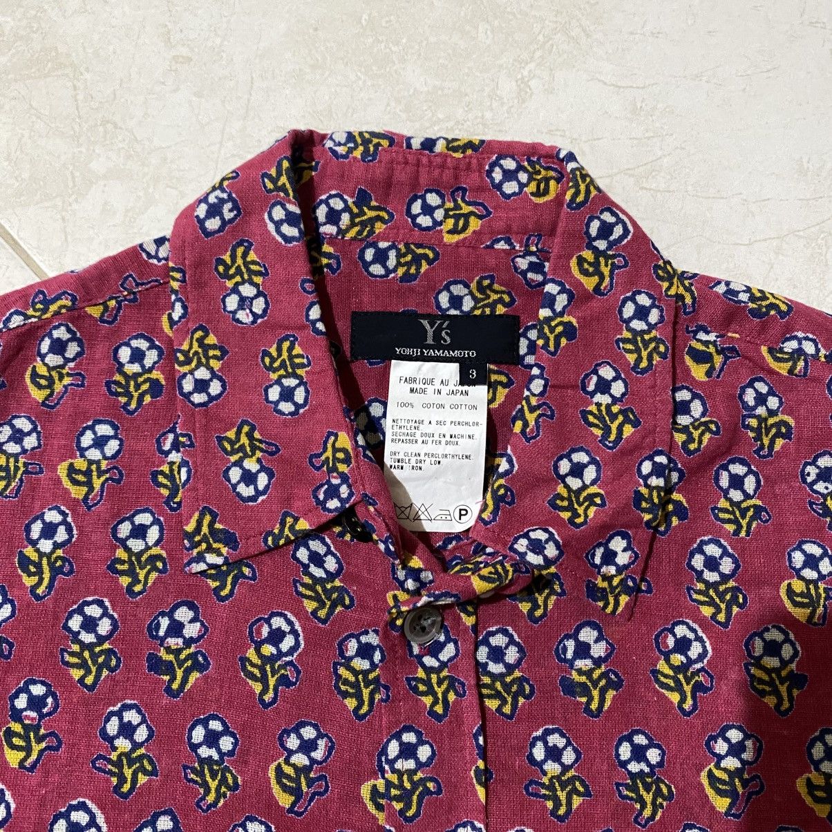 Yohji Yamamoto Yohji Yamamoto Ys Floral Shirt Size US M / EU 48-50 / 2 - 3 Thumbnail