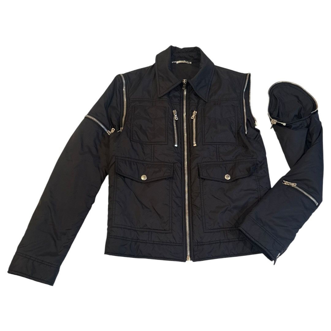 Dolce & Gabbana Dolce & Gabbana AW03 Utility Jacket in Black Polyamide Size US M / EU 48-50 / 2 - 4 Thumbnail