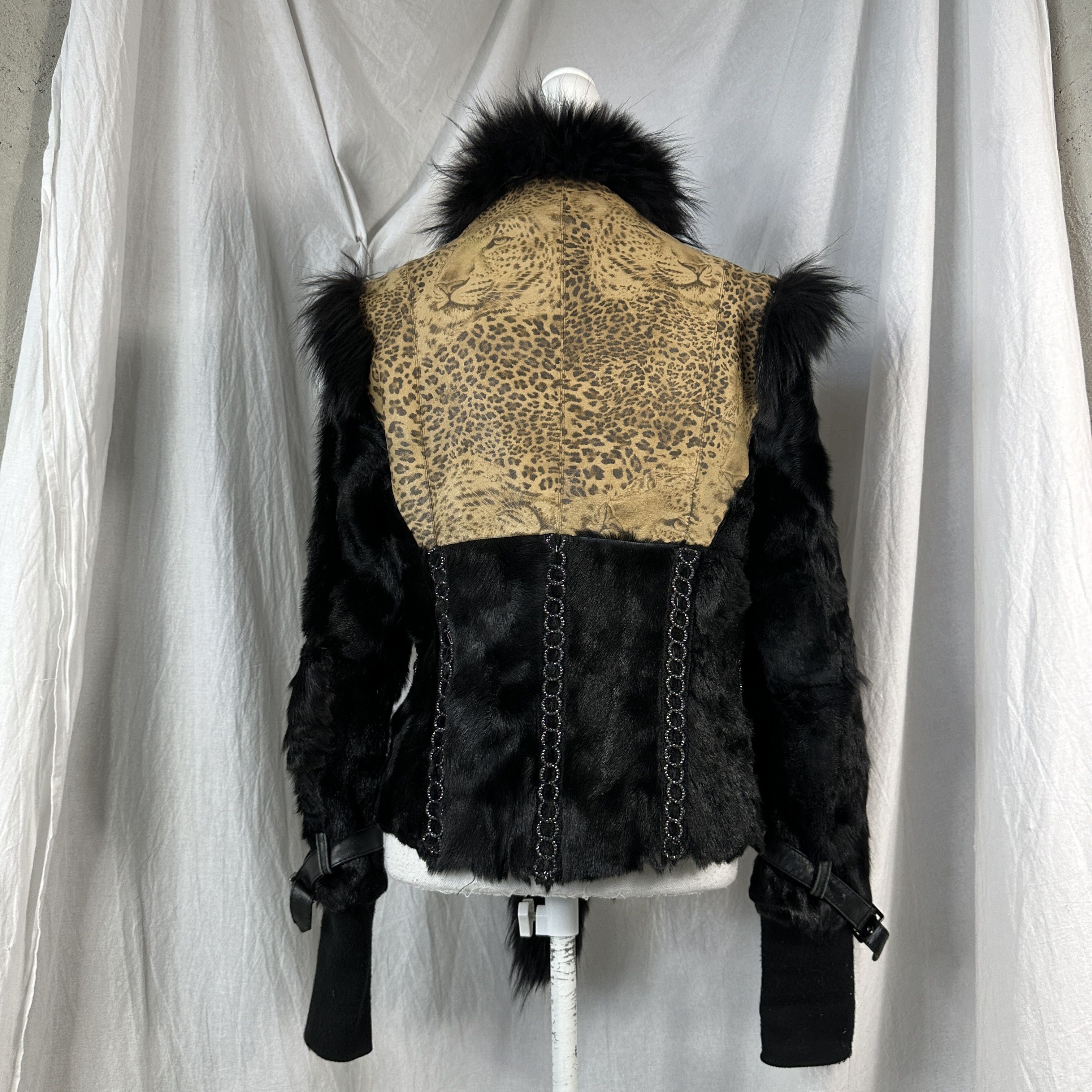 Vintage Vintage Avant Garde Opium Grunge Cheetah 90s Fur Size M / US 6-8 / IT 42-44 - 6 Thumbnail