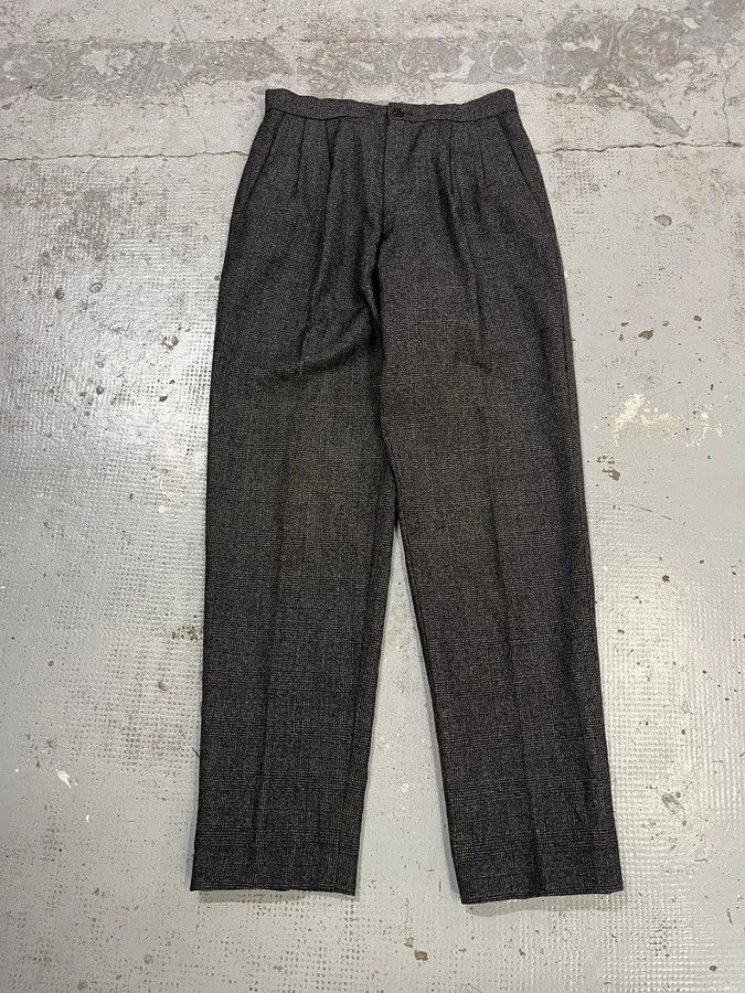 Issey Miyake Issey Miyake Men Grey Wool Pants Size US 30 / EU 46 - 5 Thumbnail