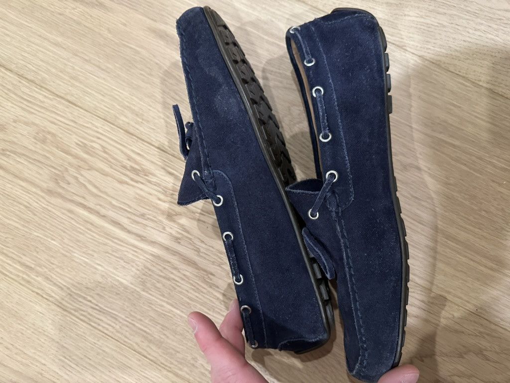 Ralph Lauren Purple Label Purple Label Blue Suede Tassel Loafers Size US 9.5 / EU 42-43 - 5 Thumbnail
