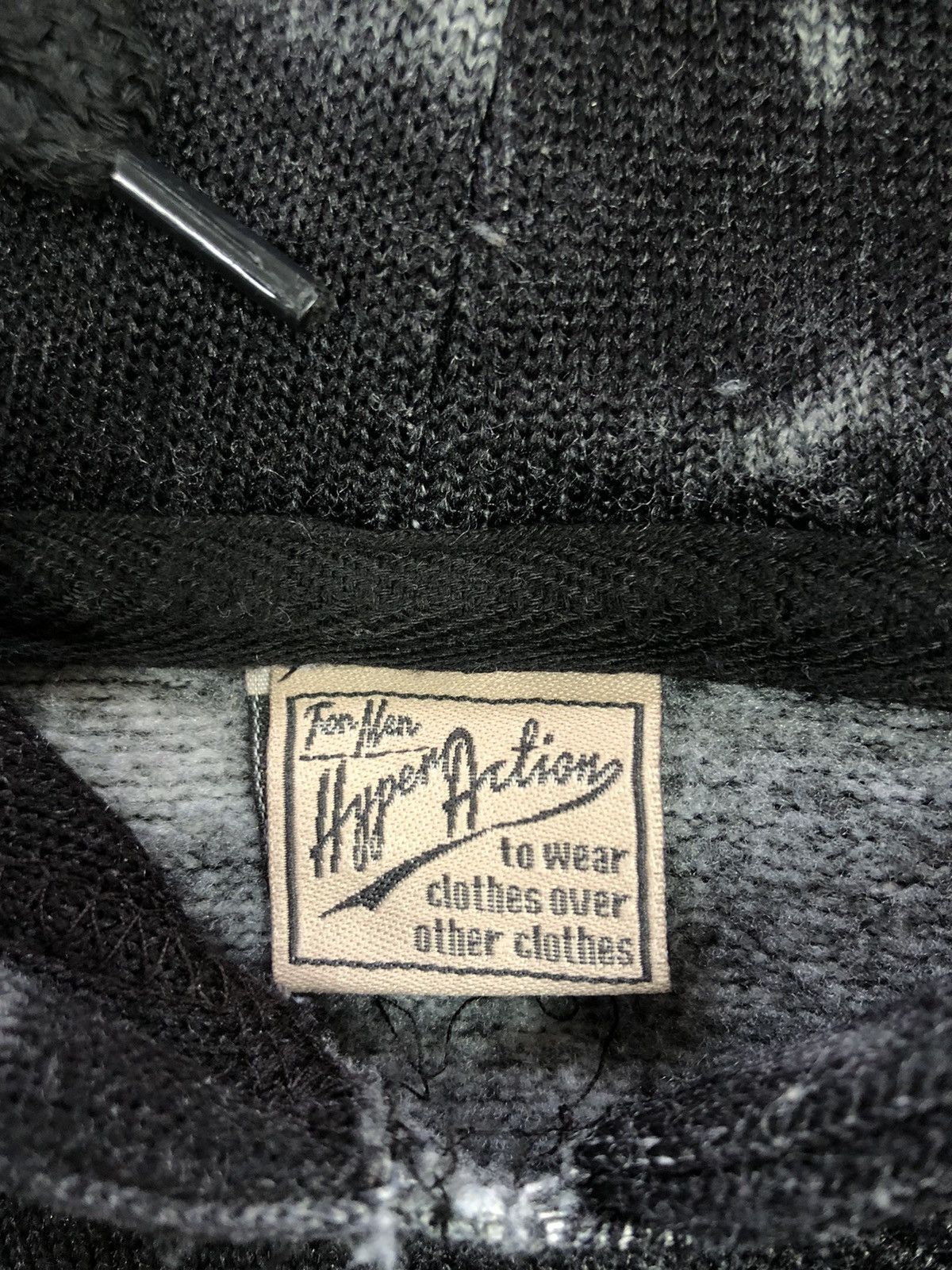 Japanese Brand Hyper Action For Men Black Hoodie Size US M / EU 48-50 / 2 - 10 Thumbnail