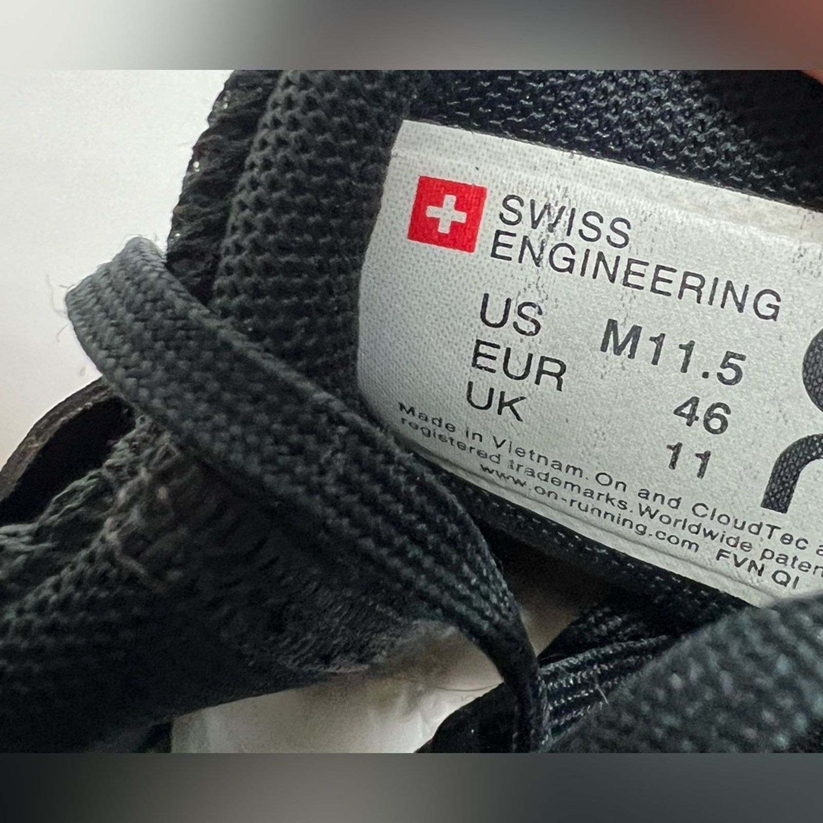 On ON Cloudswift Men's Shoes Sneaker Walking Size 11.5 Black Size US 11.5 / EU 44-45 - 7 Thumbnail