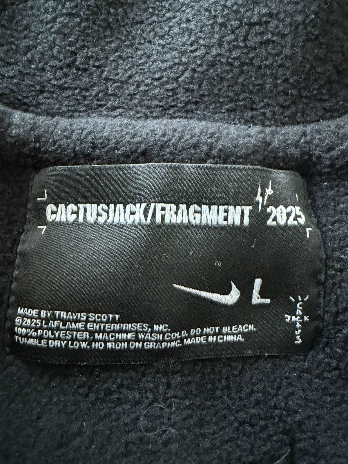 Fragment Design × Jordan Brand × Travis Scott CJ X FRAGMENT X NIKE FLEECE ZIP Size US L / EU 52-54 / 3 - 5 Thumbnail