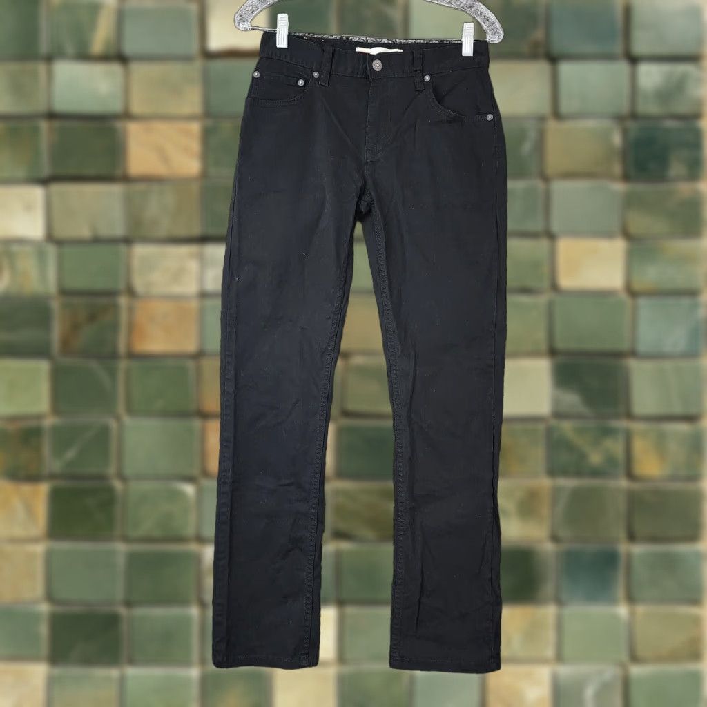 Levi's Levi 511 Womens Slim Straight Black Pants Size 16 Size 38" / US 16 / IT 52 - 1 Thumbnail