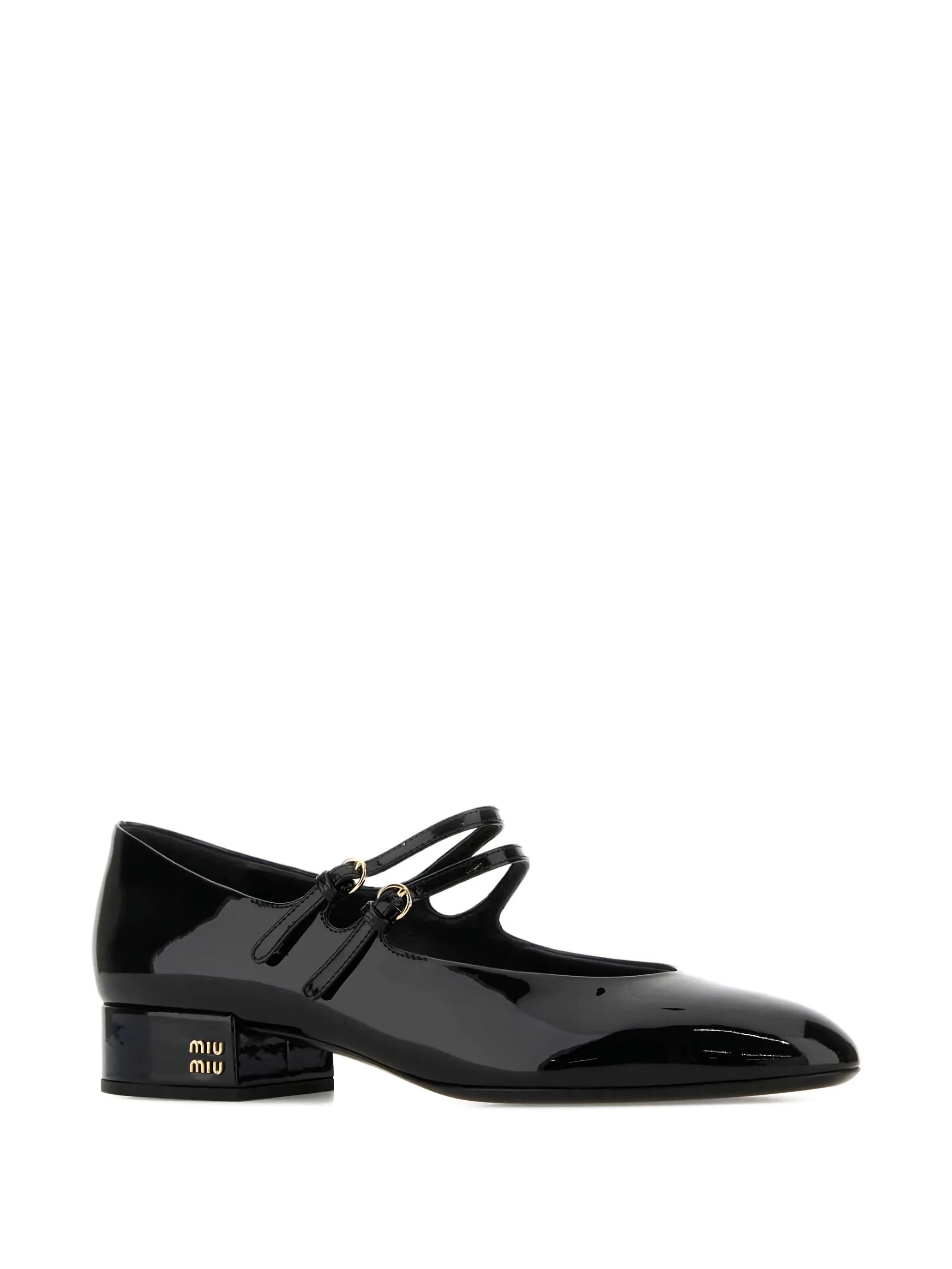 Miu Miu o1B3y1r0426 Mary Janes Pumps in Black Size US 9 / IT 39 - 2 Thumbnail