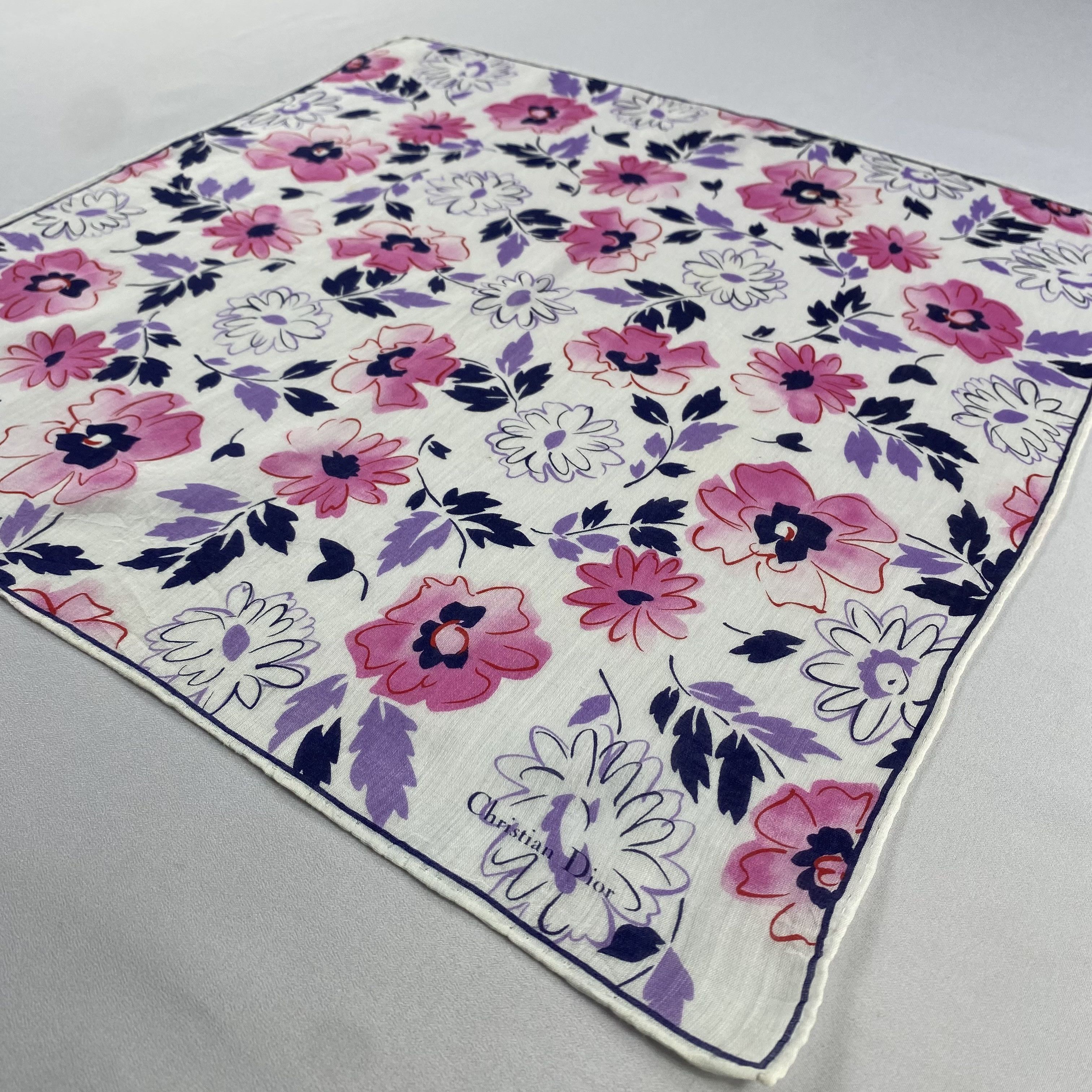 Vintage Christian Dior Monsieur Handkerchief / Neckerchief-P1908 Size ONE SIZE - 2 Thumbnail