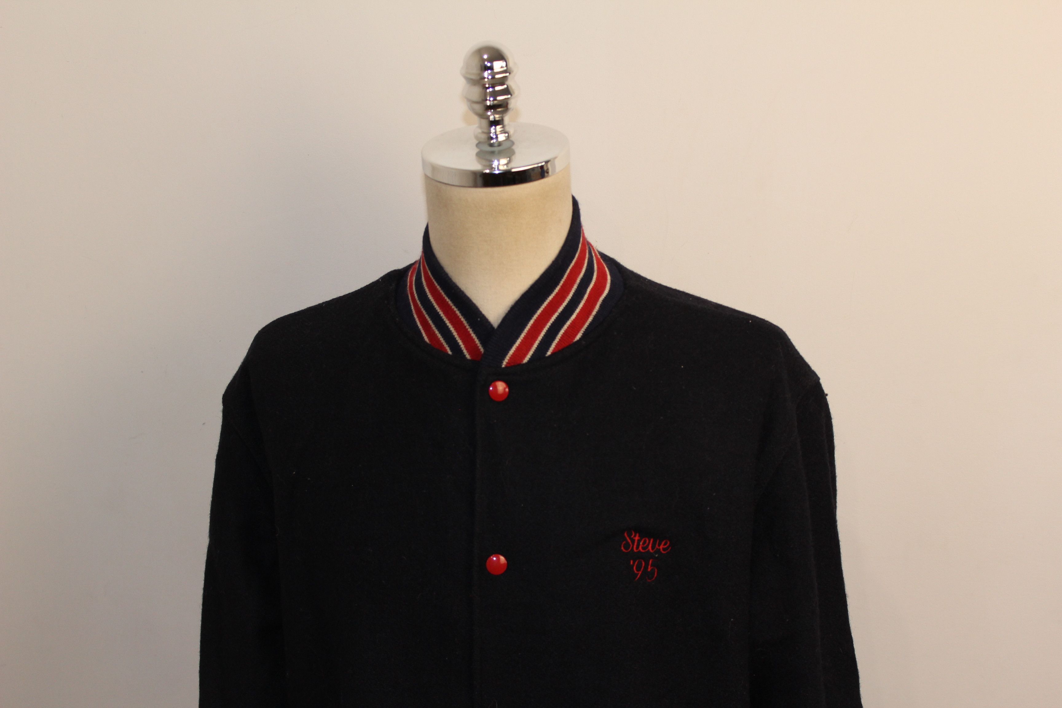 Holloway Holloway Huntington Vintage Collage Wool 95's Jacket Size US XL / EU 56 / 4 - 6 Thumbnail