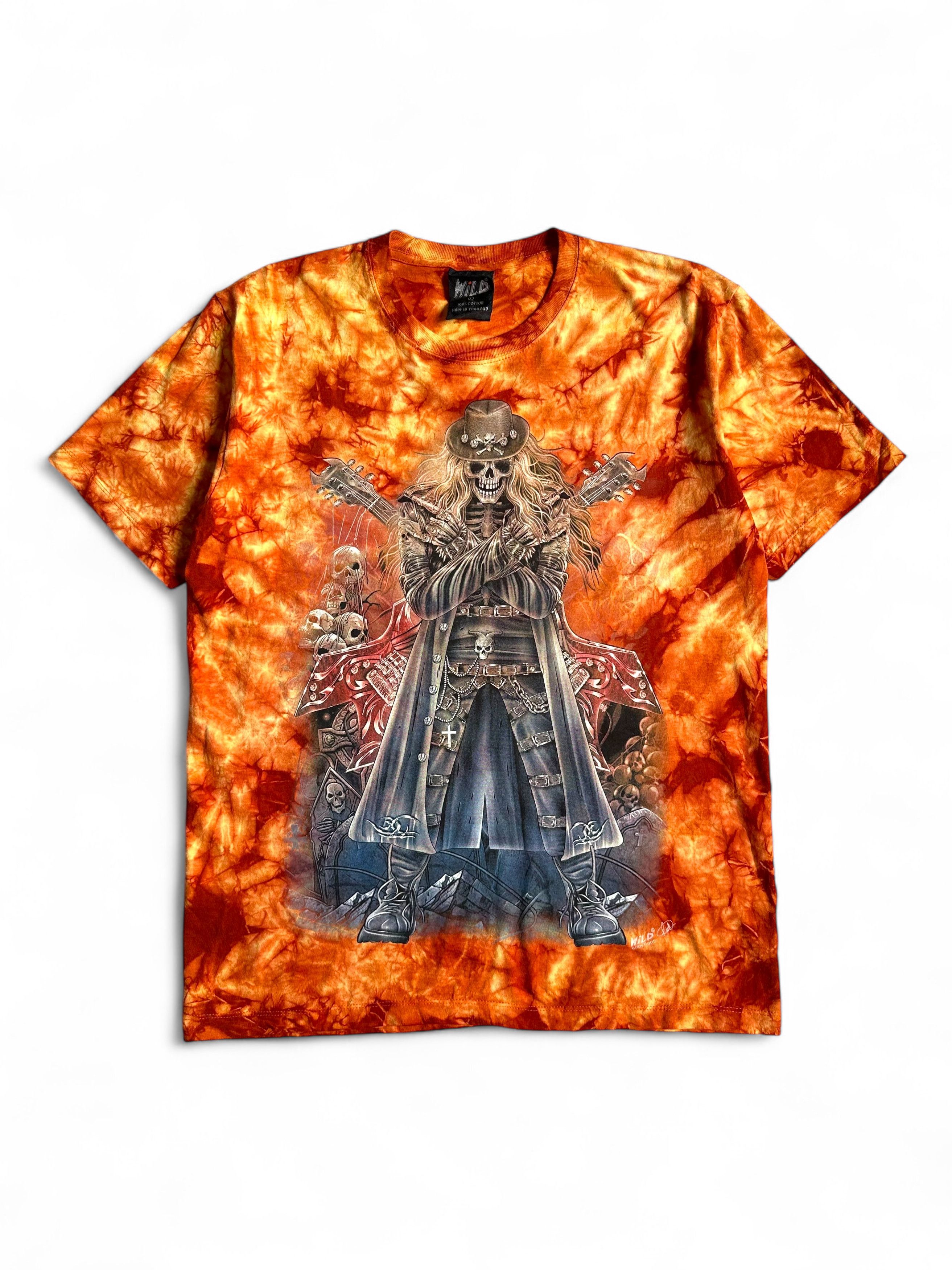 Wild Things Vintage Wild Skeleton Graphic Double Sided Overprint TShirt Size US L / EU 52-54 / 3 - 1 Thumbnail