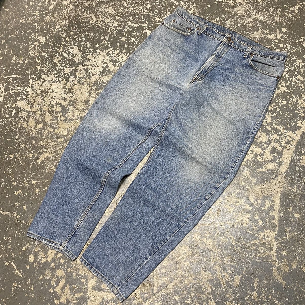 Levi's × Vintage Vintage Levi’s 550 Relaxed Fit Blue Denim Jeans USA 90s Size US 40 / EU 56 - 5 Thumbnail